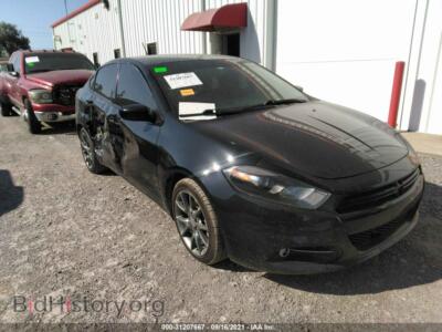 2014 Dodge DART SXT, black — VIN 1C3CDFBB7ED745741, IAAI