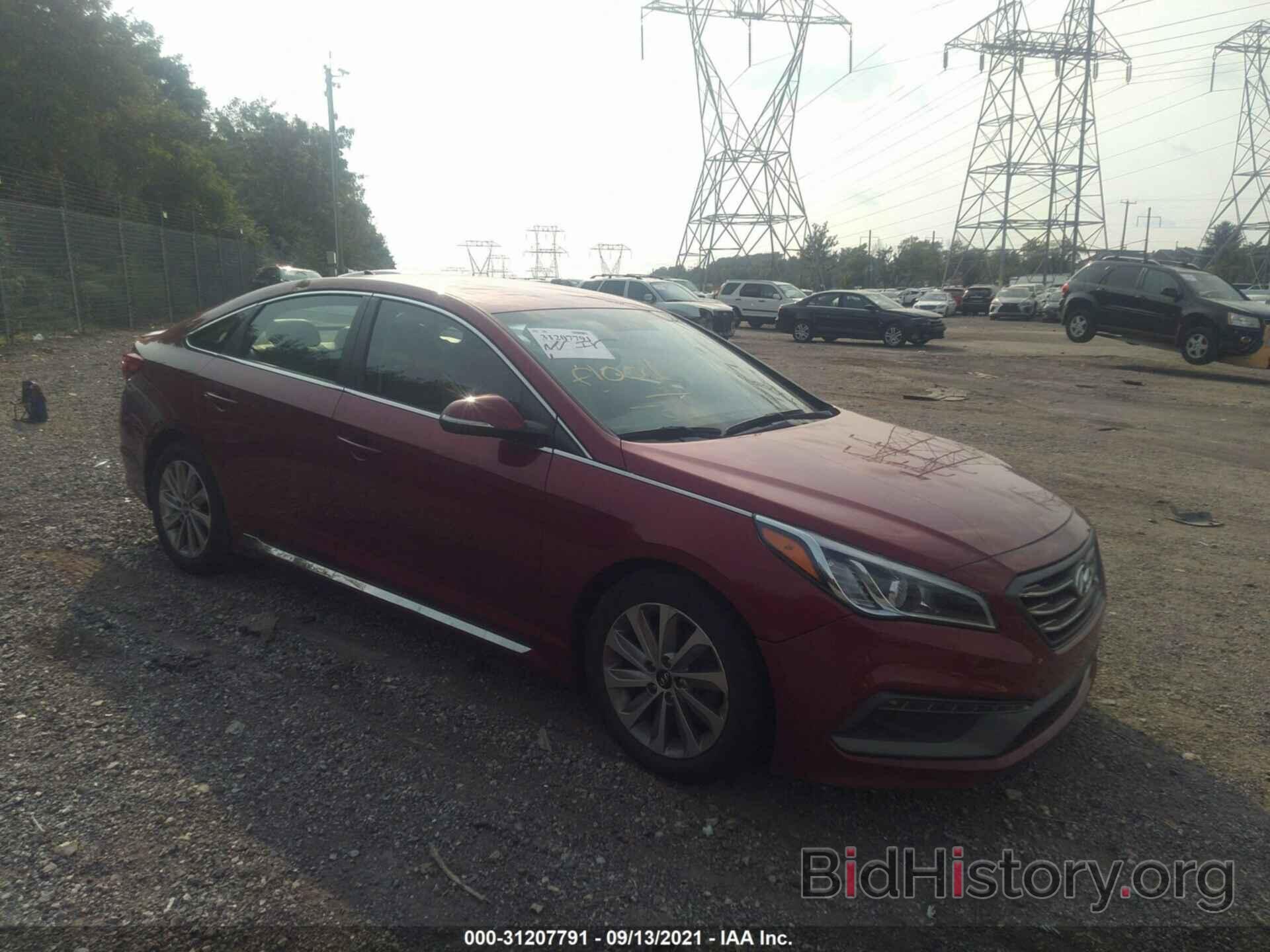 Photo 5NPE34AFXFH076487 - HYUNDAI SONATA 2015