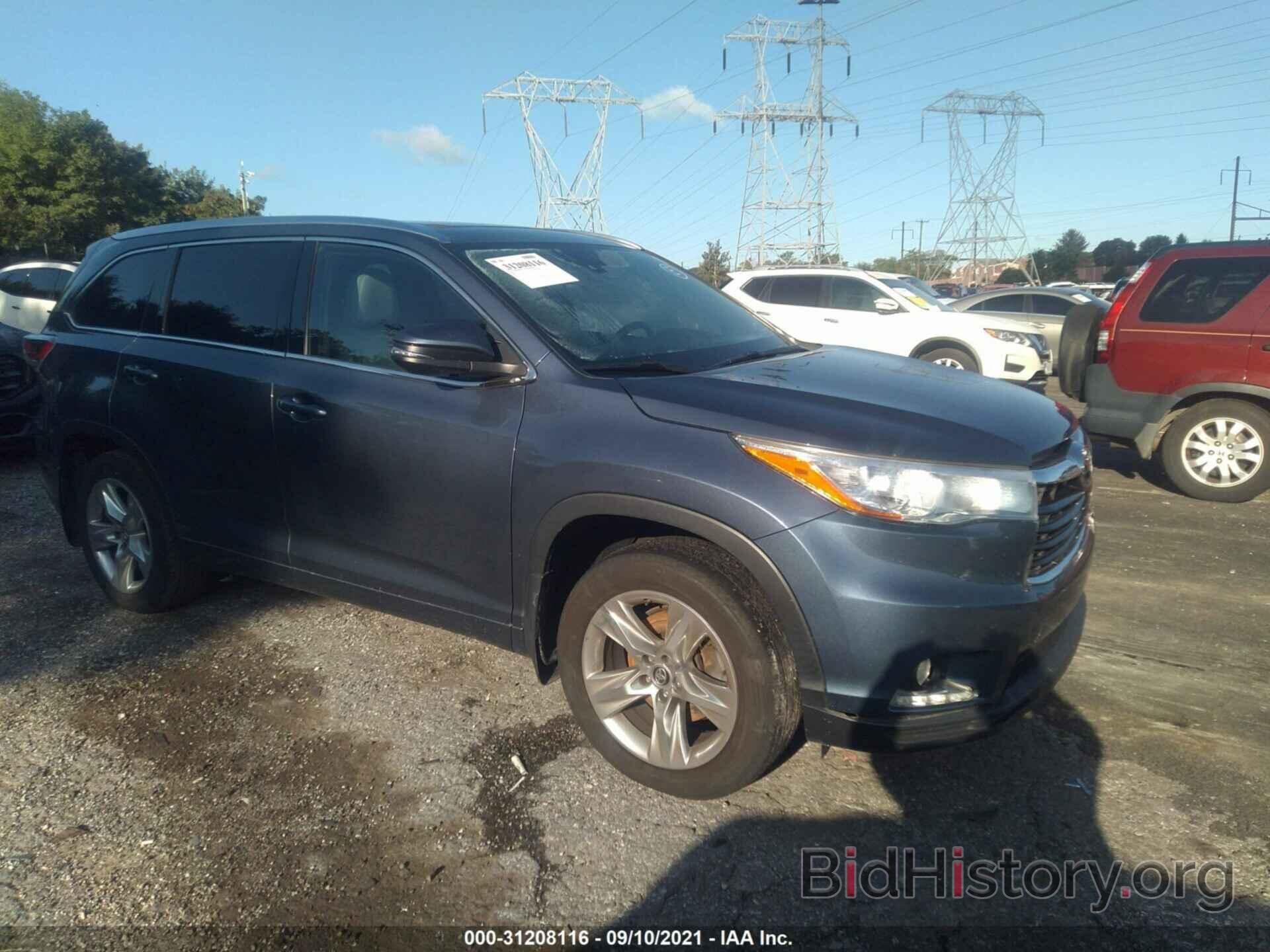 Photo 5TDDKRFH6GS330746 - TOYOTA HIGHLANDER 2016