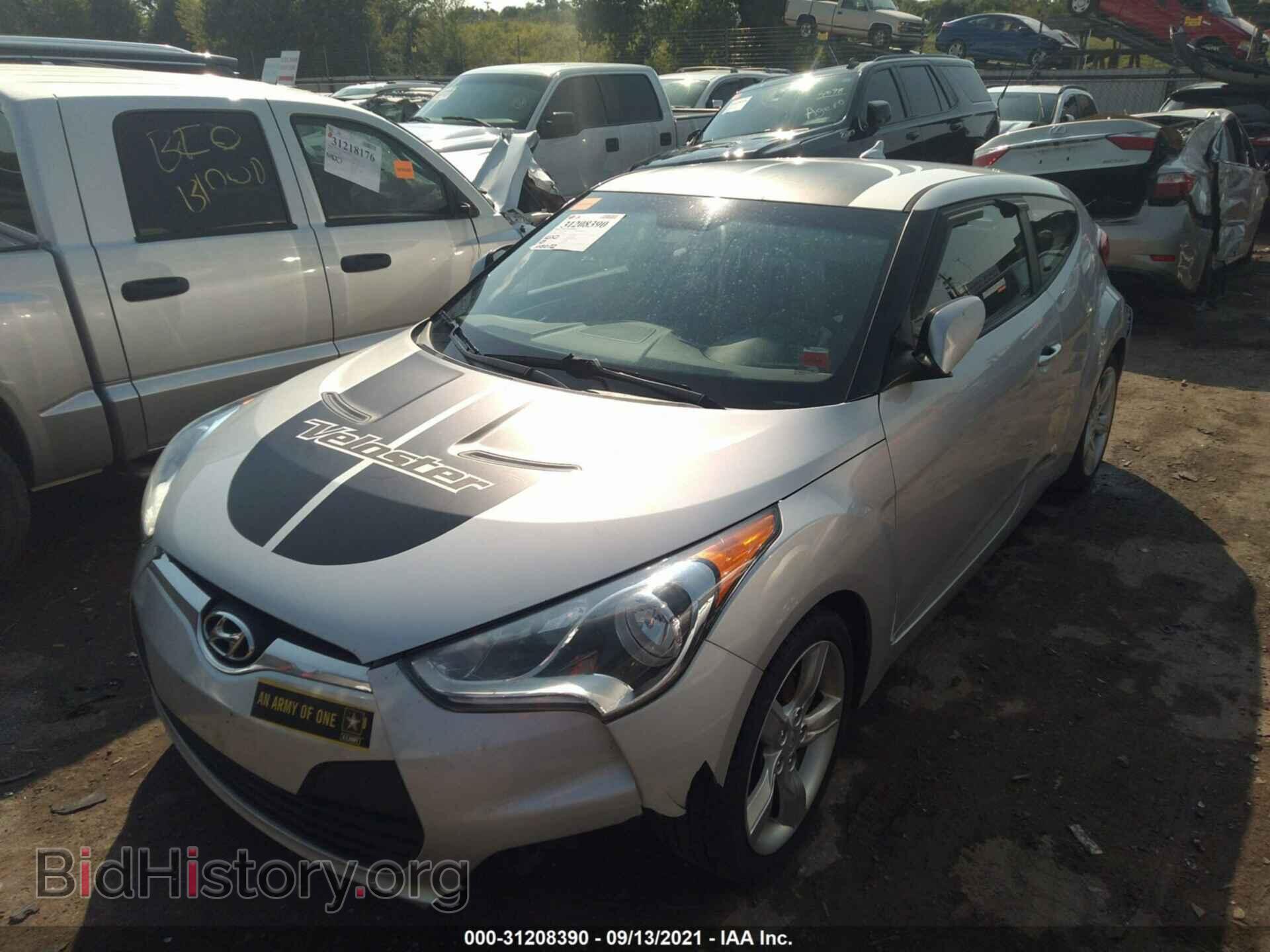 2014 HYUNDAI VELOSTER - VIN: KMHTC6AD1EU217304 - Фото 2