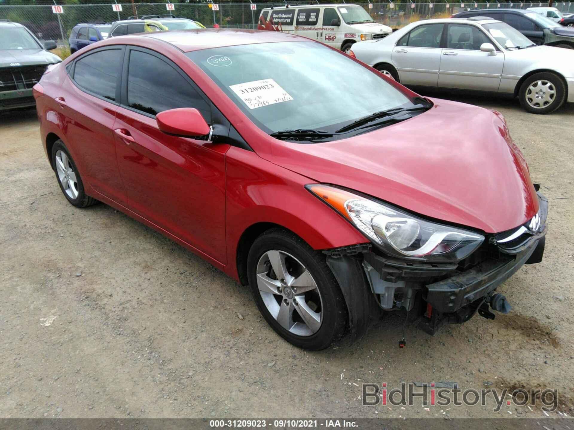 Photo KMHDH4AE5CU186543 - HYUNDAI ELANTRA 2012