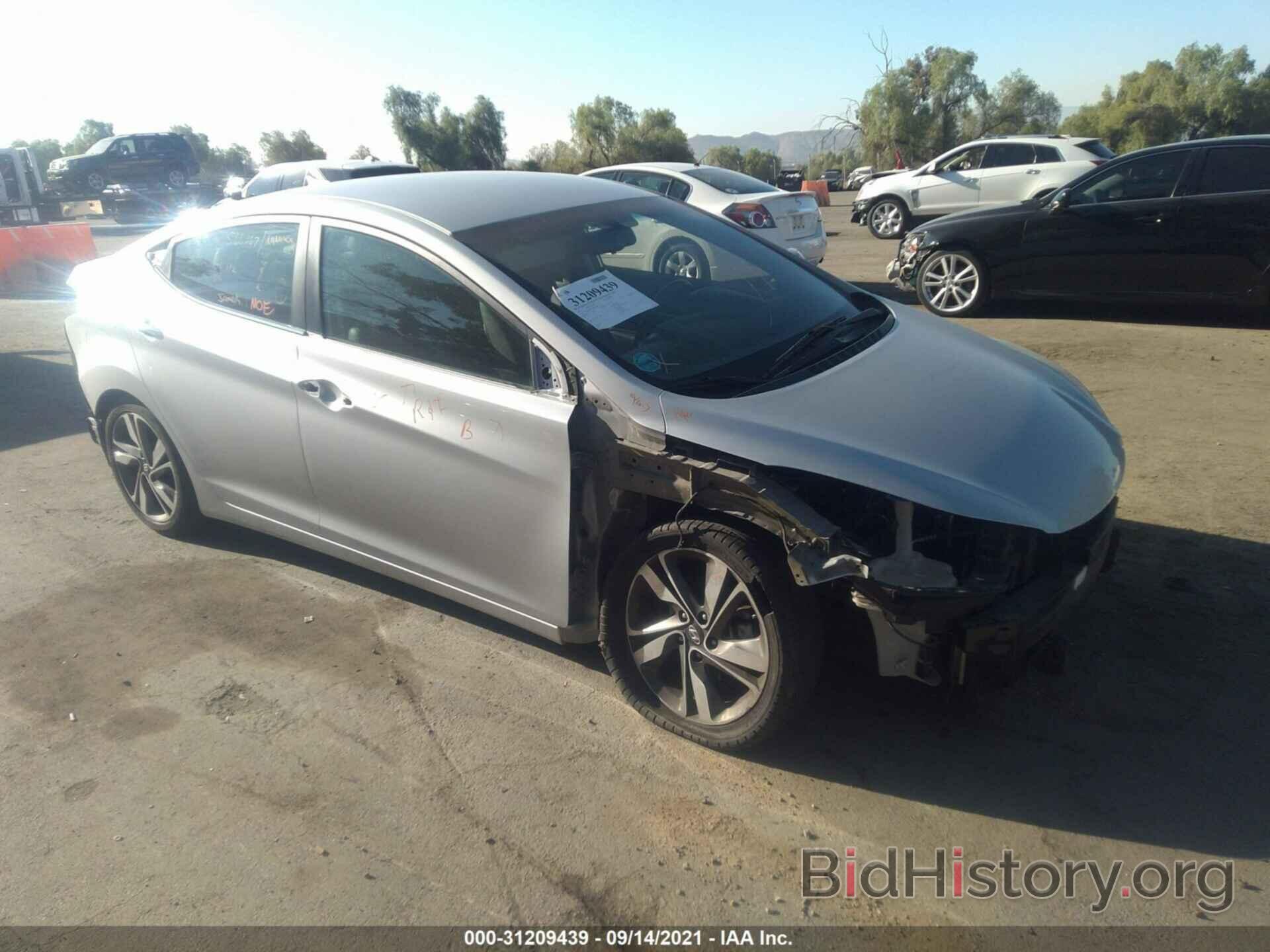 Photo 5NPDH4AE1EH495508 - HYUNDAI ELANTRA 2014