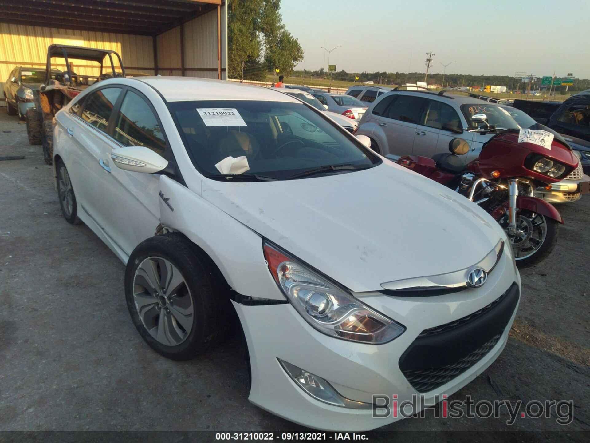 Photo KMHEC4A46DA092166 - HYUNDAI SONATA HYBRID 2013