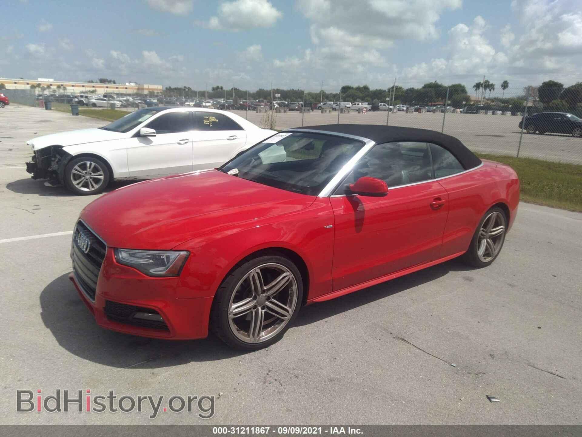 2013 AUDI A5 - VIN: WAUWFAFH8DN001723 - Фото 2