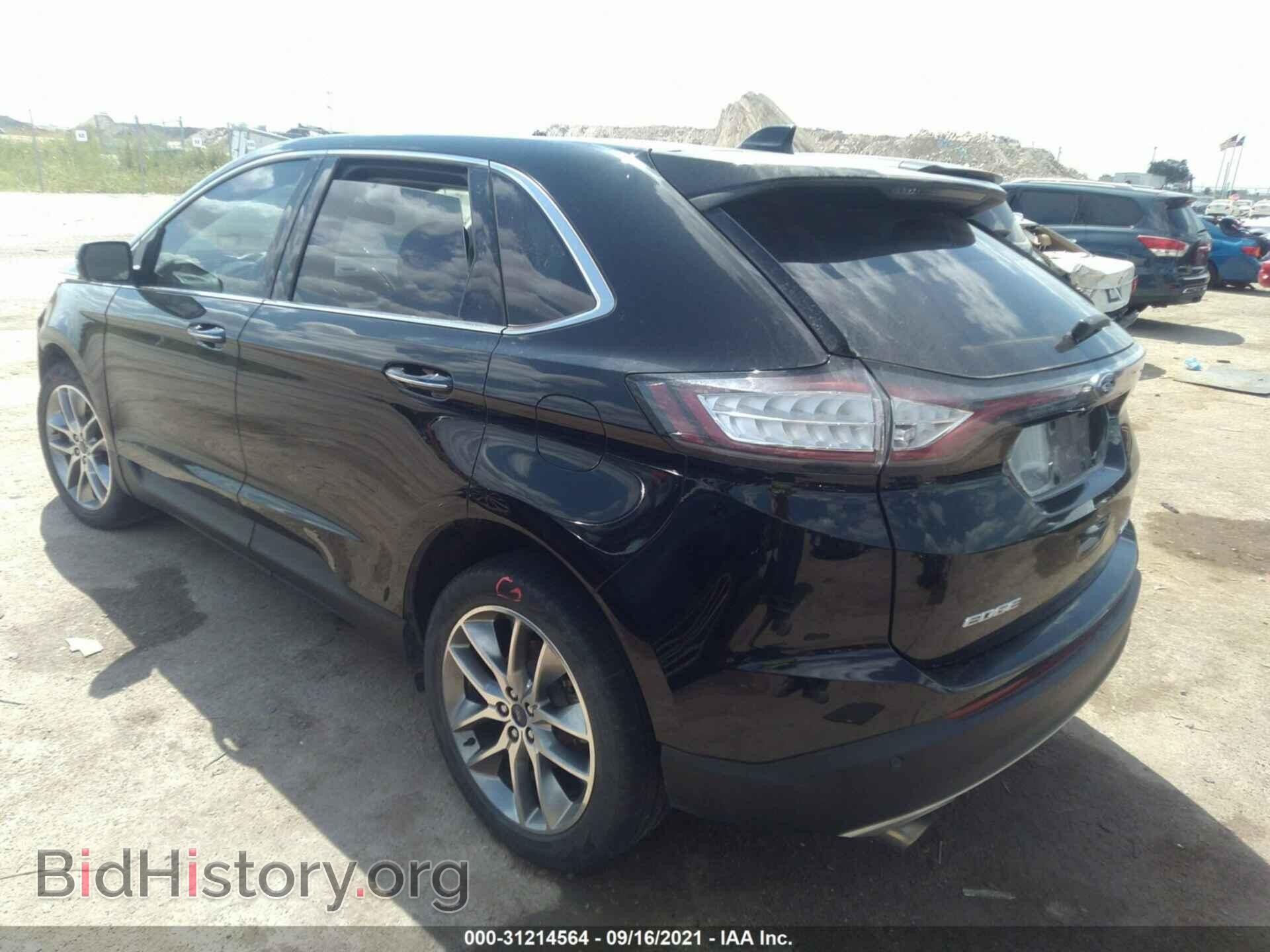 2016 FORD EDGE - VIN: 2FMPK3K9XGBB58145 - Фото 3