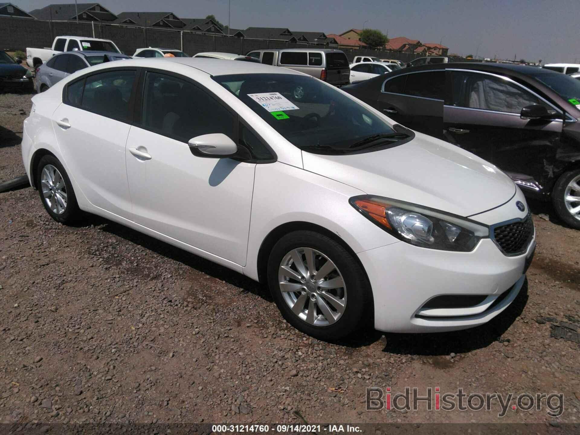 Photo KNAFX4A67G5508945 - KIA FORTE 2016