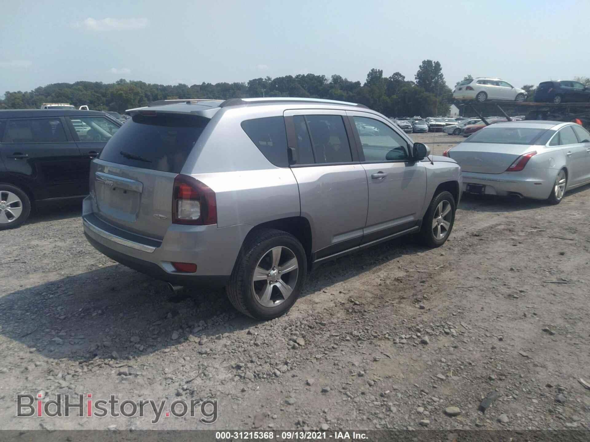 2016 JEEP COMPASS - VIN: 1C4NJDEBXGD724883 - Фото 4