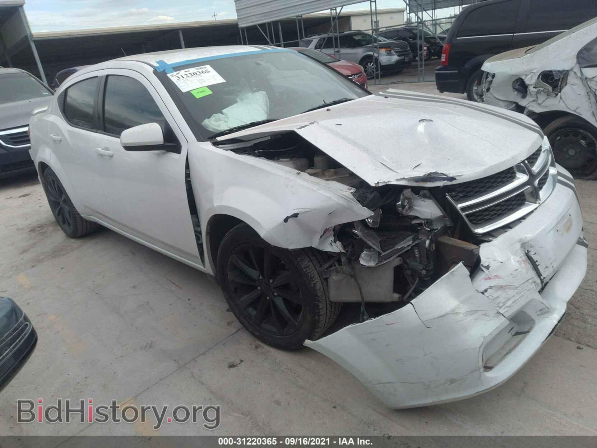 Фотография 1C3CDZCB2DN630411 - DODGE AVENGER 2013