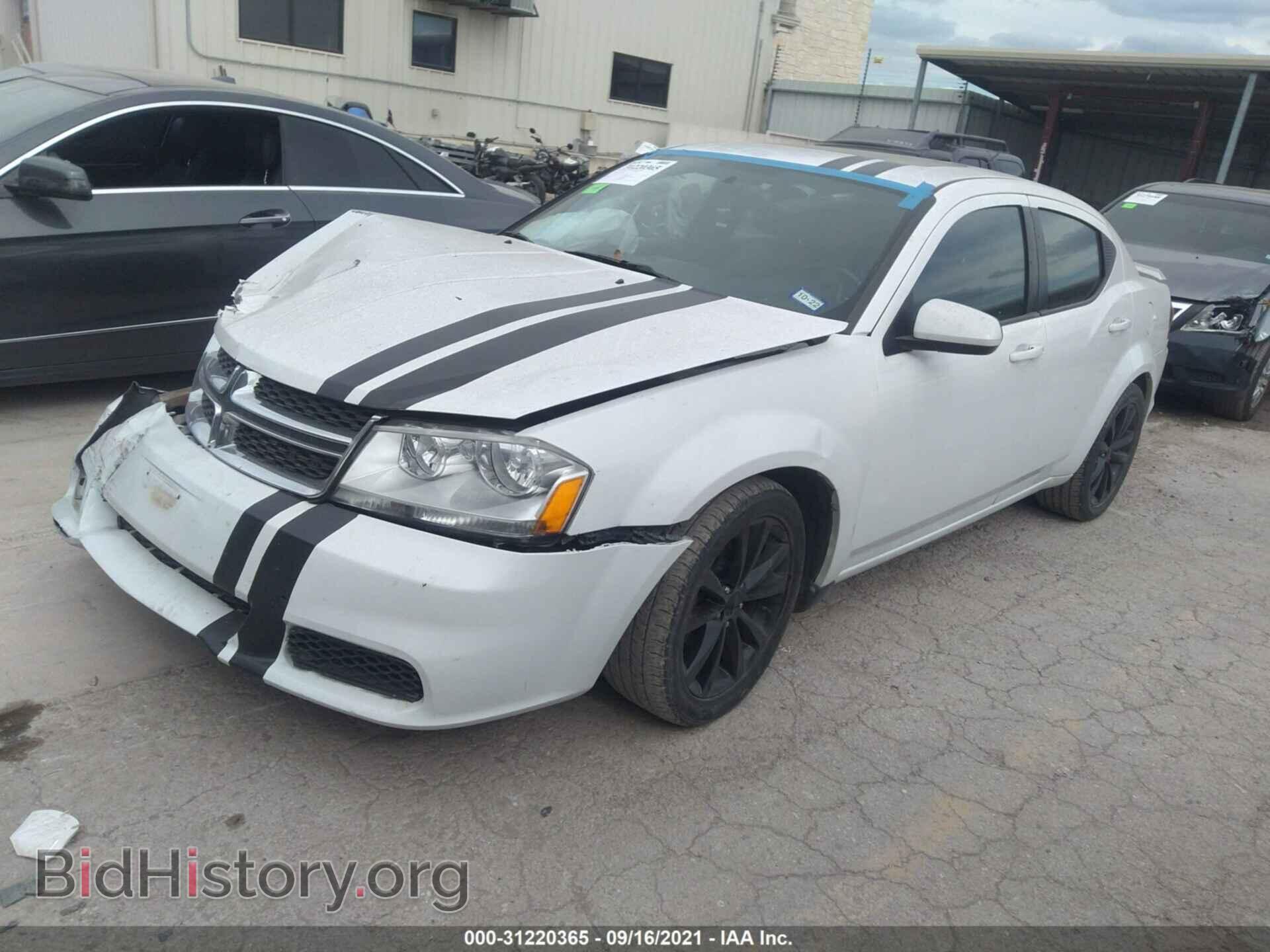 2013 DODGE AVENGER - VIN: 1C3CDZCB2DN630411 - Фото 2