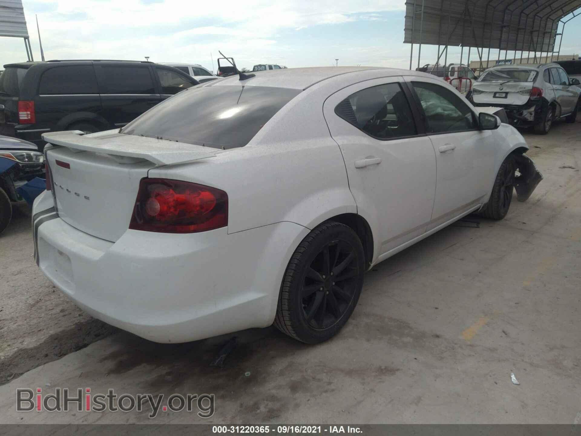 2013 DODGE AVENGER - VIN: 1C3CDZCB2DN630411 - Фото 4