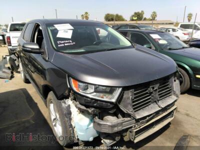 2015 Ford EDGE SEL, black — VIN 2FMTK4J91FBC18219, IAAI