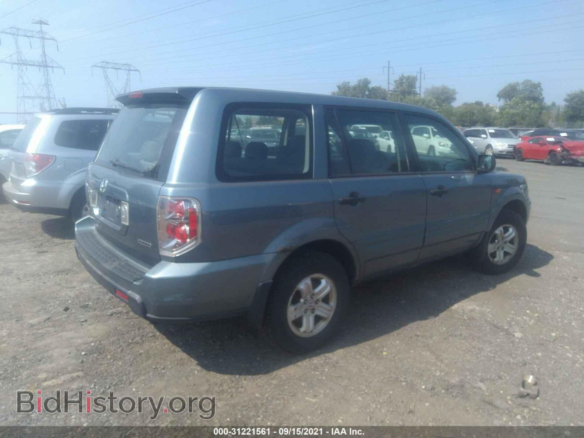 2006 HONDA PILOT - VIN: 2HKYF18146H533808 - Фото 4