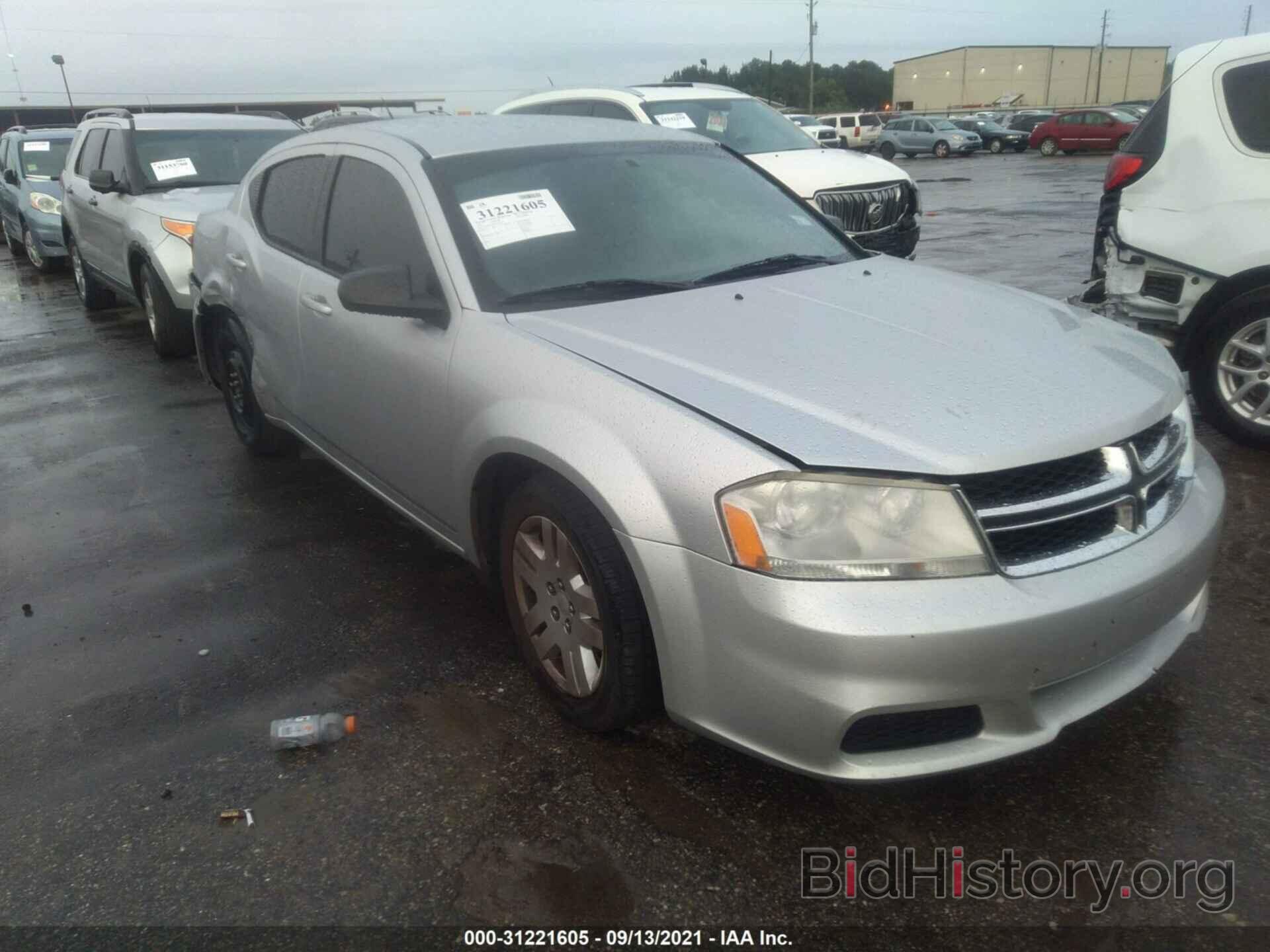 Photo 1C3CDZAB0CN221423 - DODGE AVENGER 2012