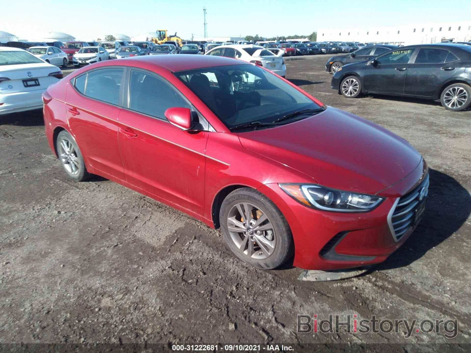 Photo KMHD84LFXHU378621 - HYUNDAI ELANTRA 2017