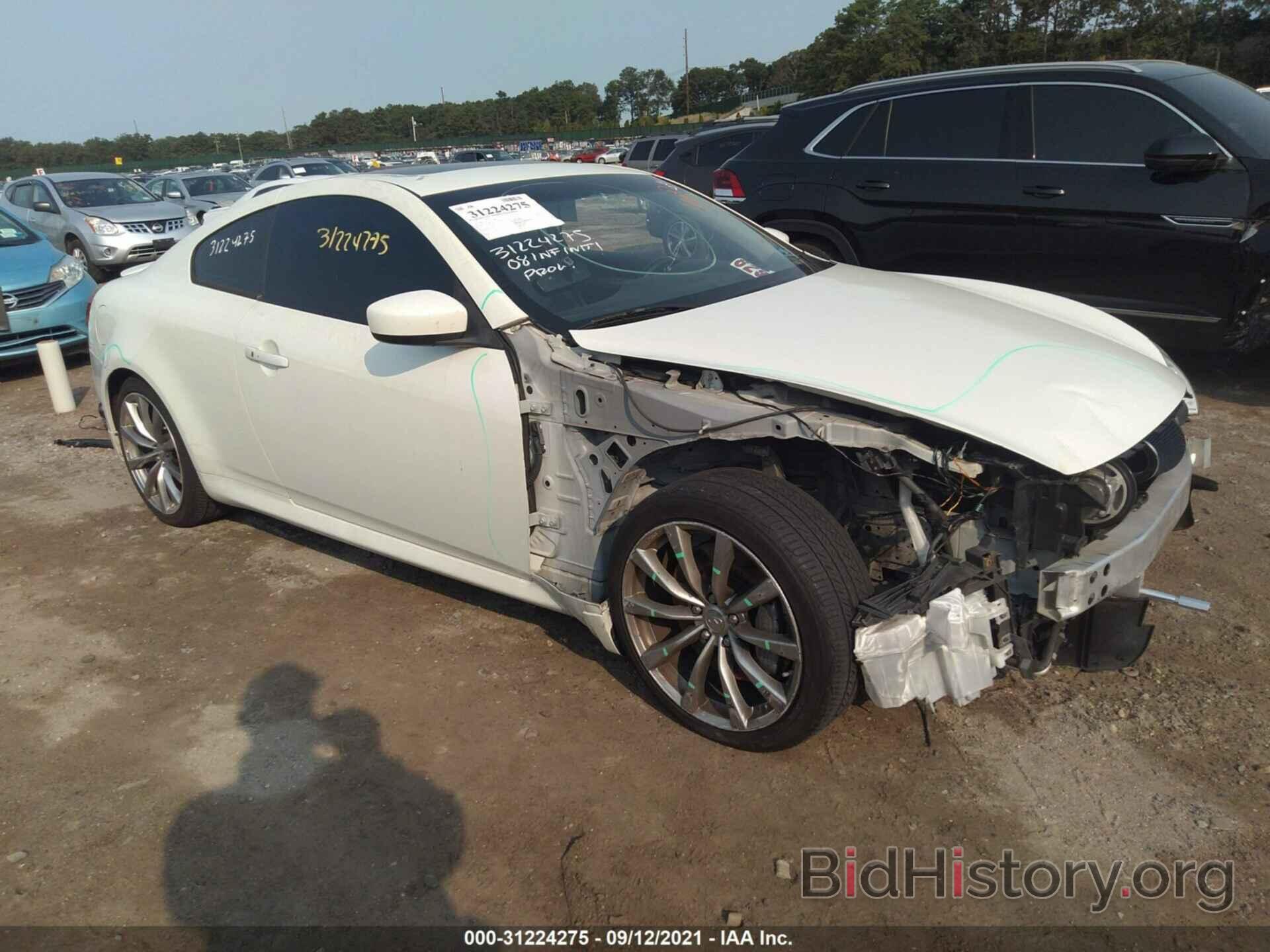 Photo JNKCV64E68M126969 - INFINITI G37 COUPE 2008