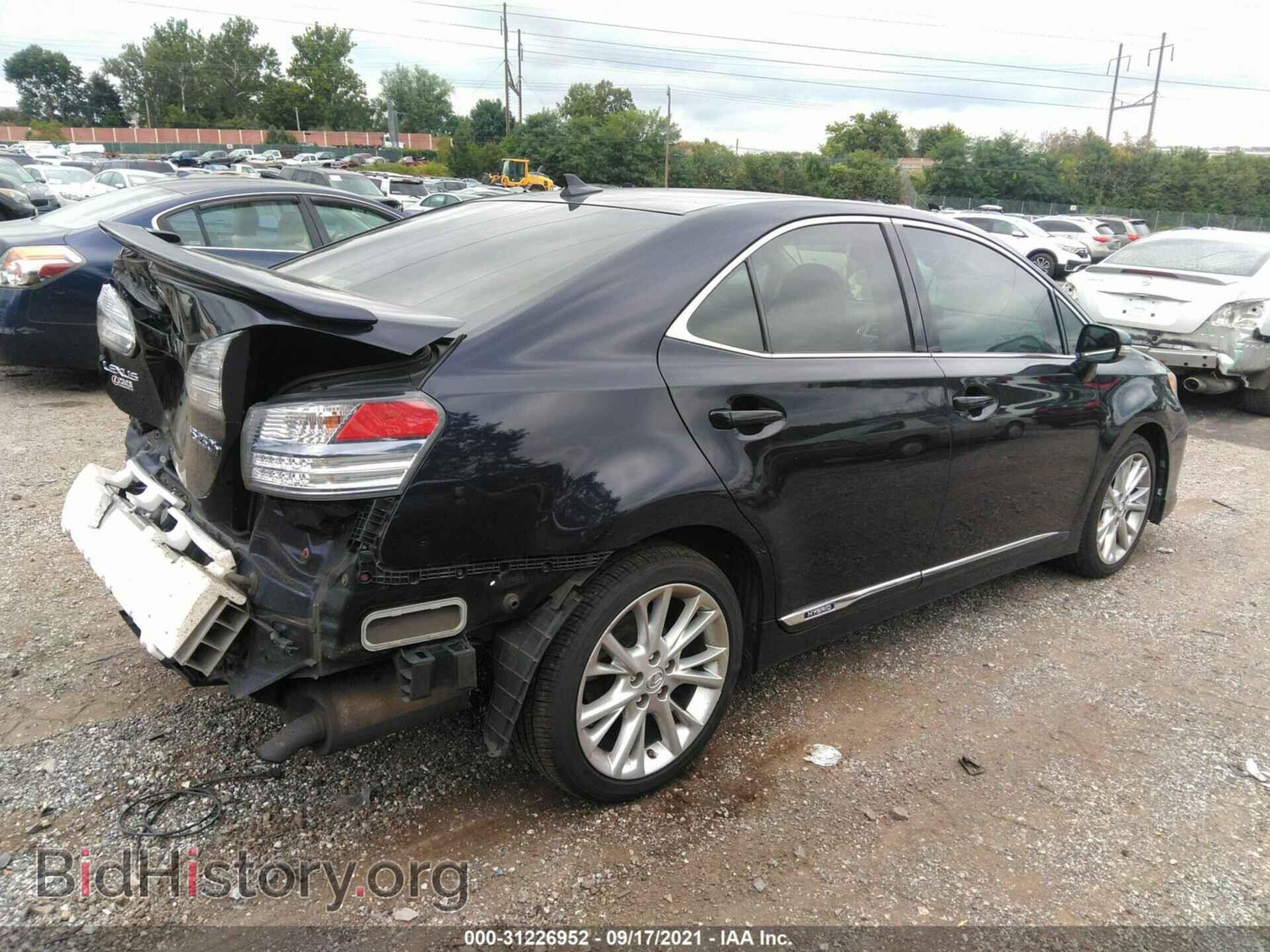 2010 LEXUS HS 250H - VIN: JTHBB1BAXA2008917 - Photo 4