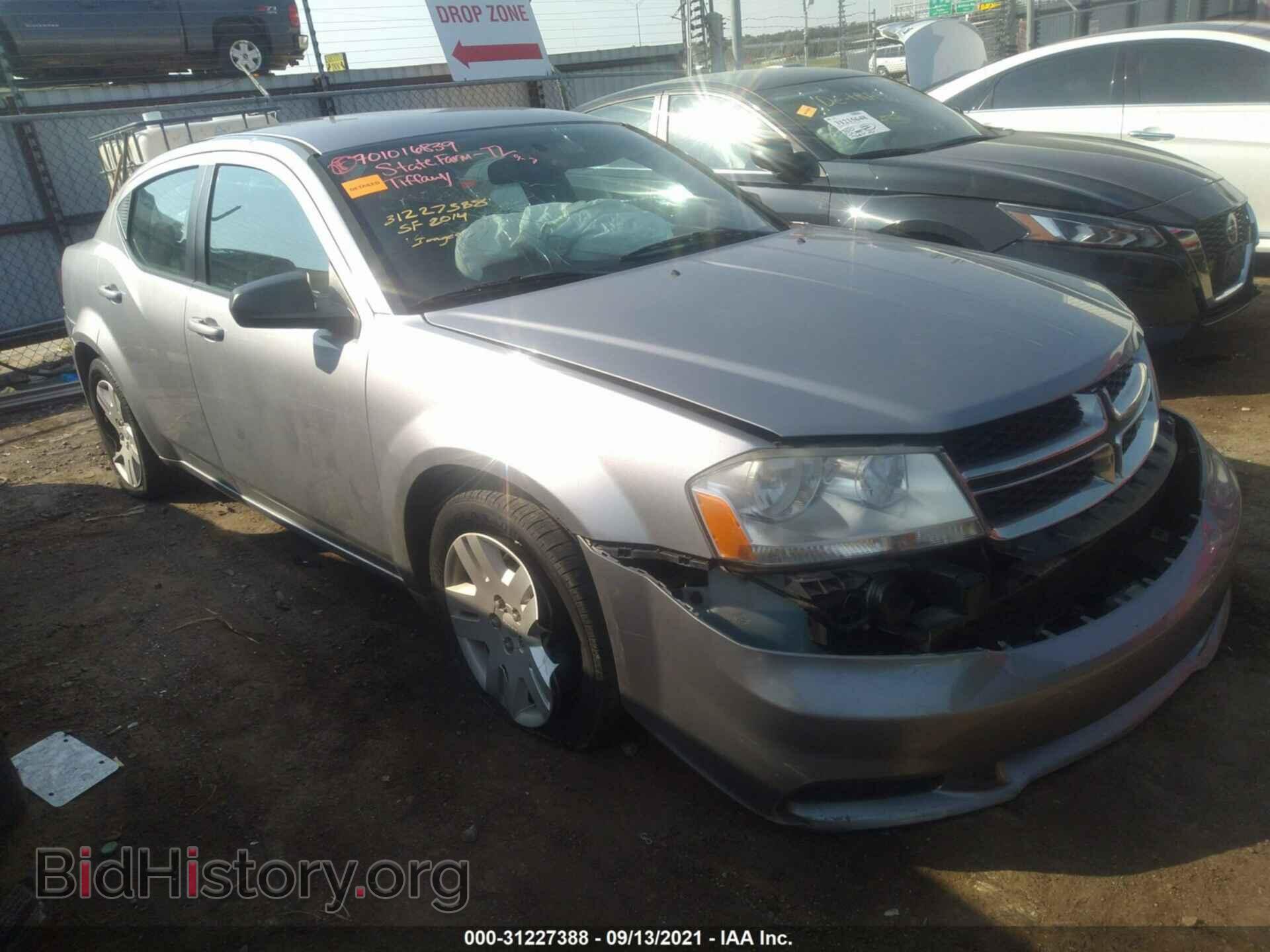 Photo 1C3CDZAG5EN225403 - DODGE AVENGER 2014