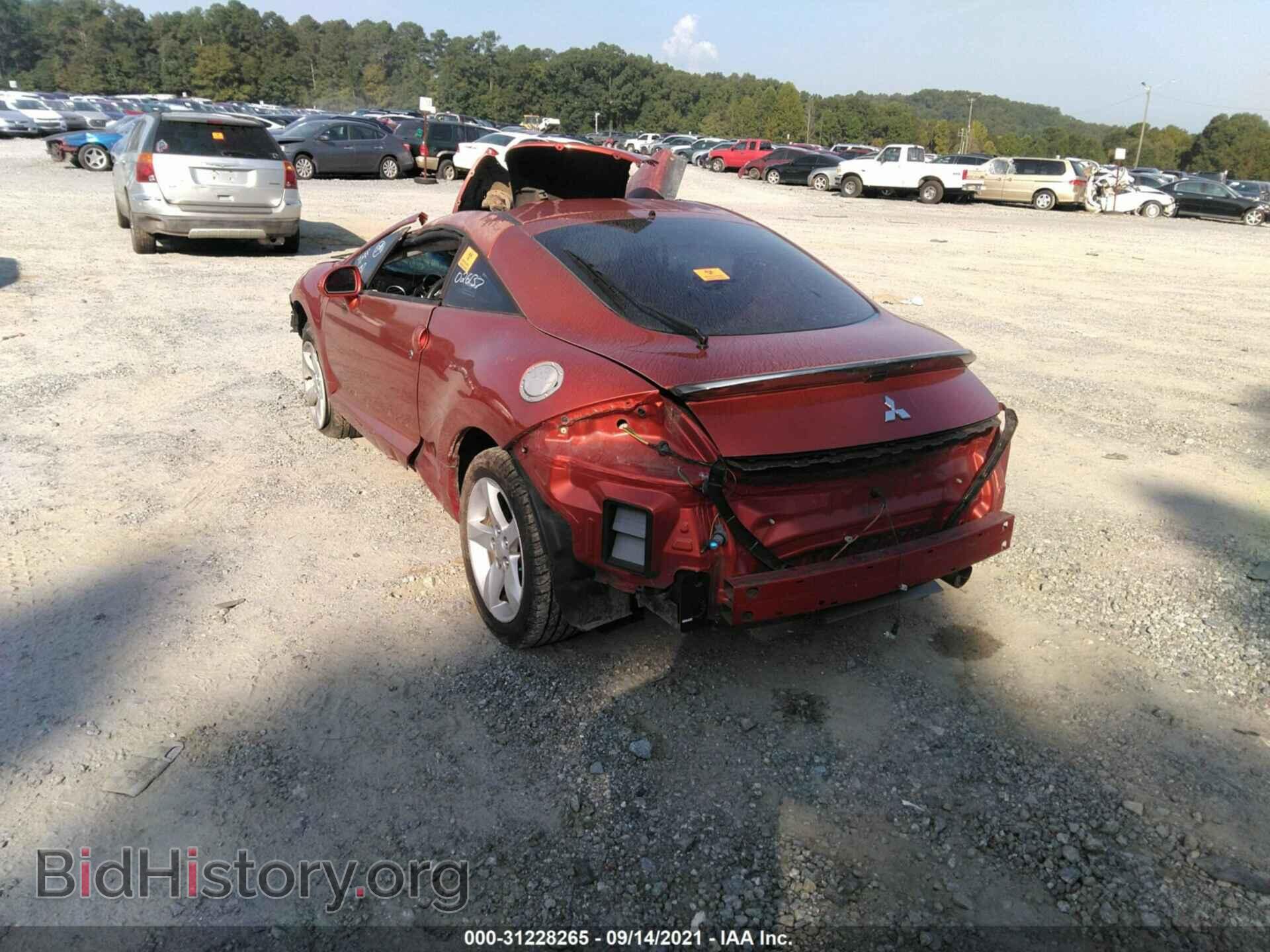 2006 MITSUBISHI ECLIPSE - VIN: 4A3AK24F96E028137 - Фото 3
