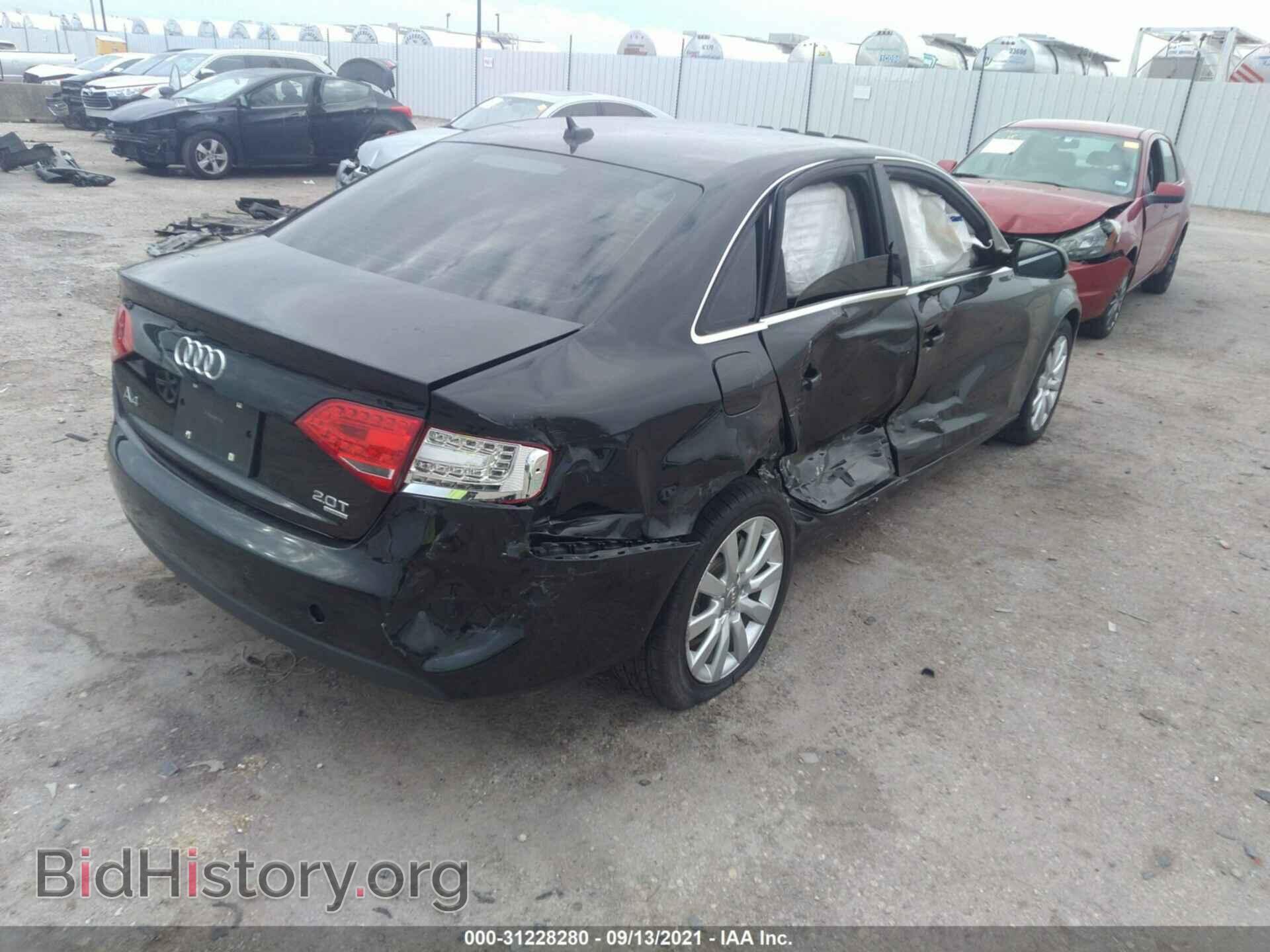 2011 AUDI A4 - VIN: WAUFFAFL5BA062228 - Photo 4
