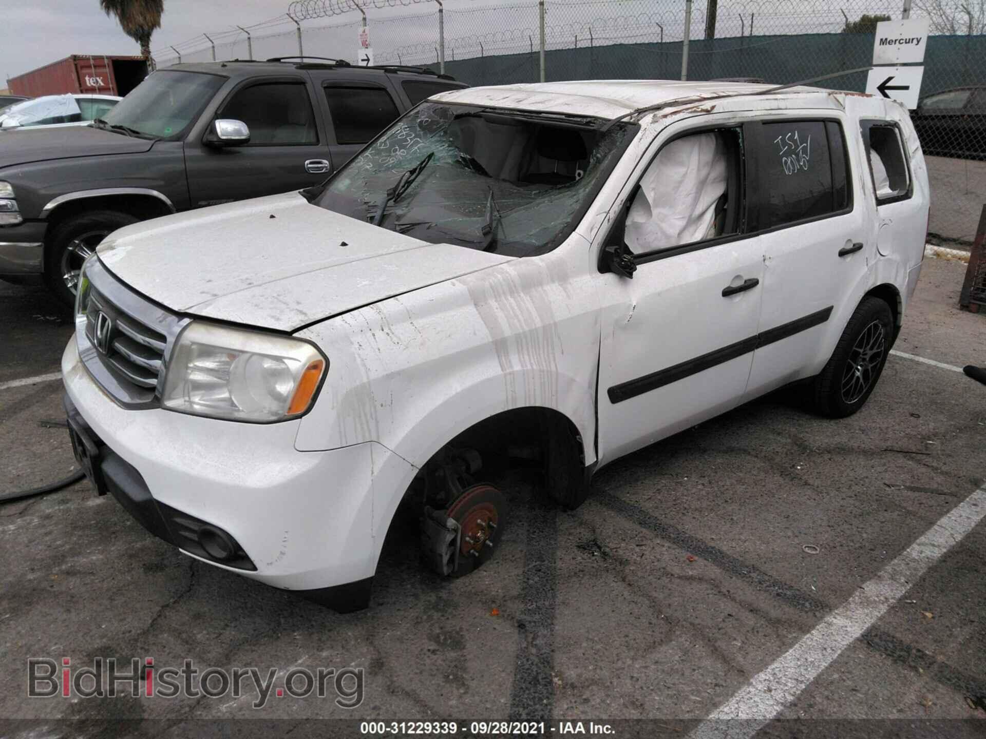 2013 HONDA PILOT - VIN: 5FNYF3H24DB010370 - Фото 2