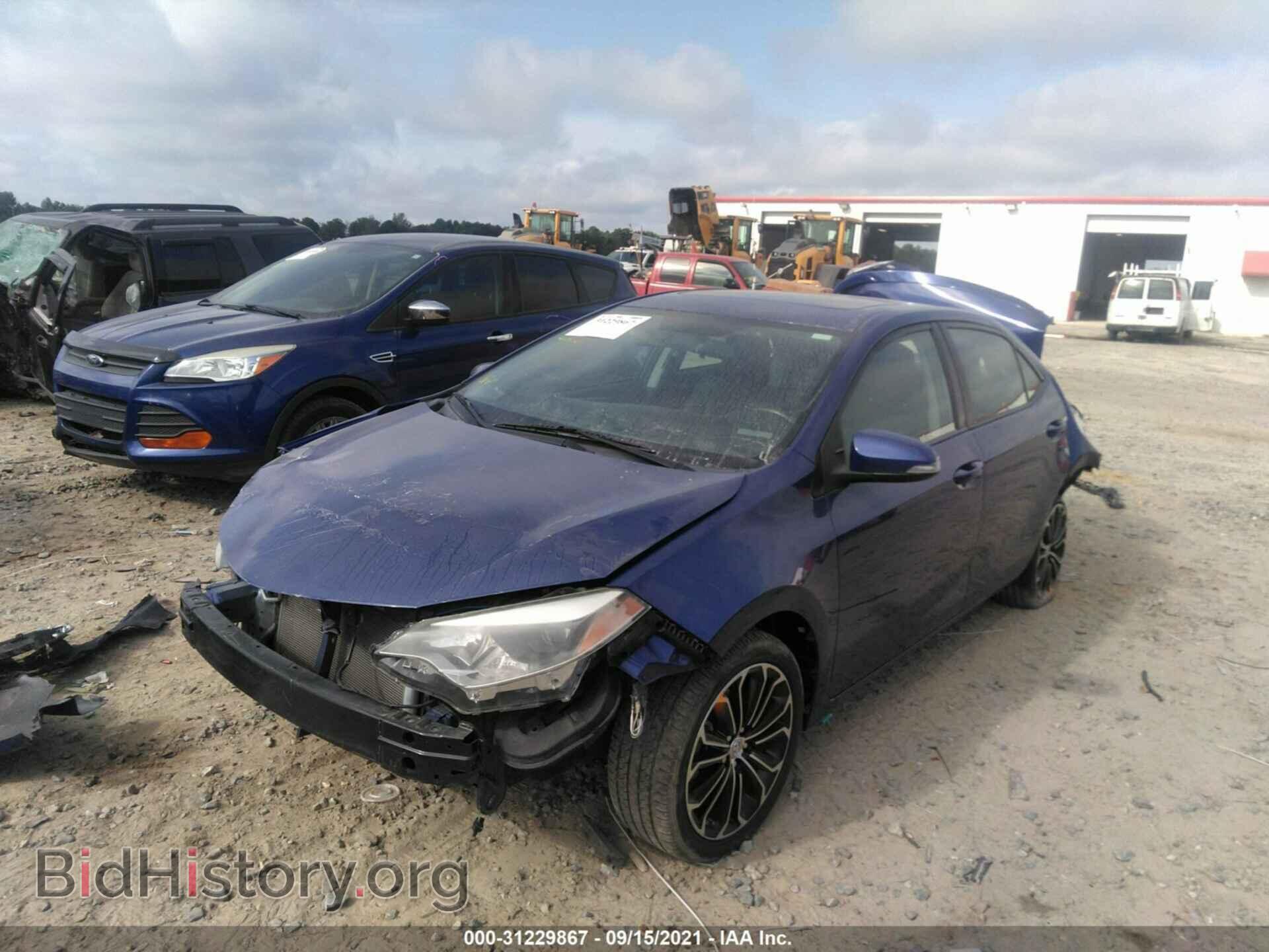 2016 TOYOTA COROLLA - VIN: 2T1BURHEXGC555619 - Фото 2
