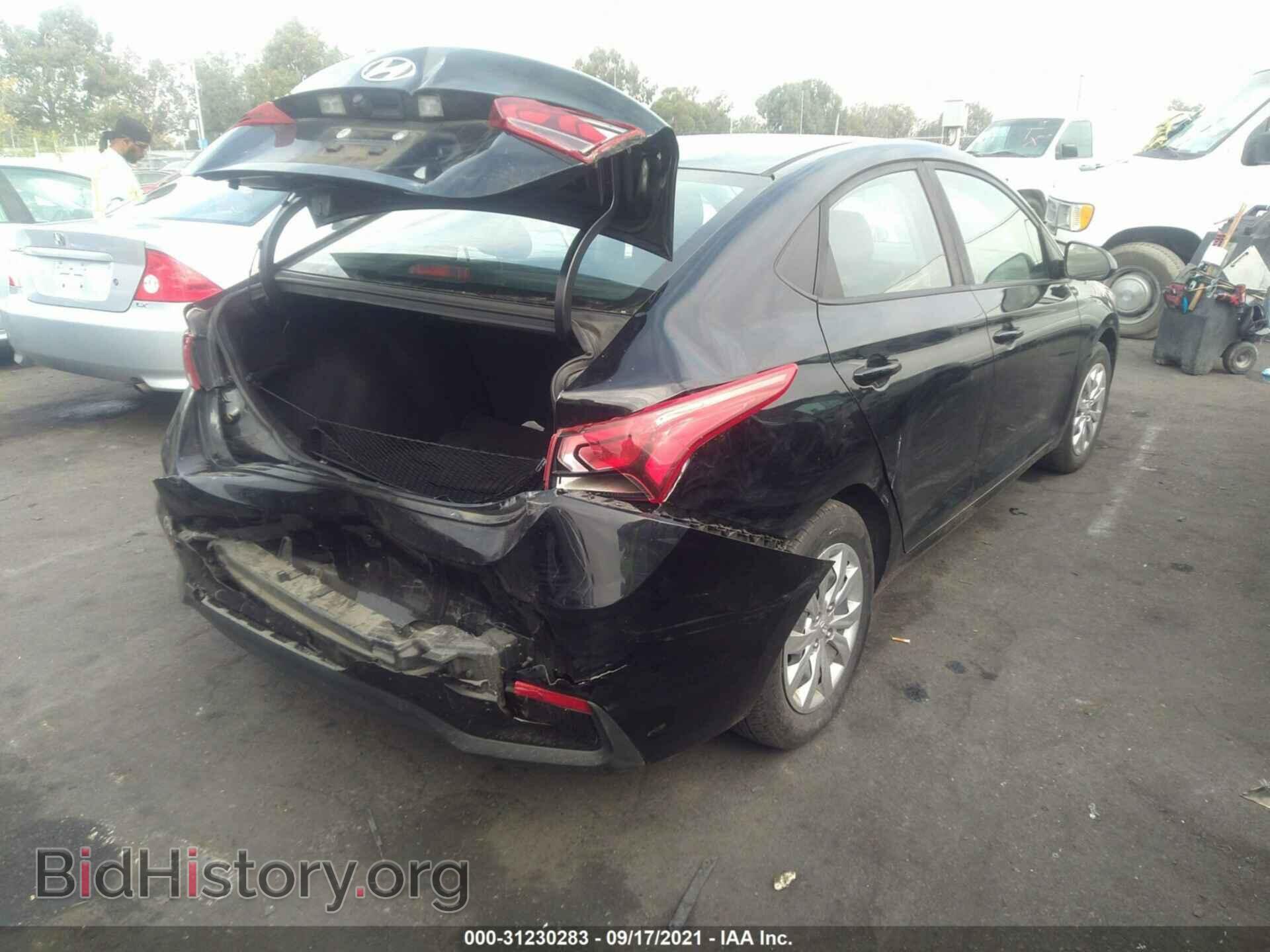 2019 HYUNDAI ACCENT - VIN: 3KPC24A3XKE047098 - Фото 4