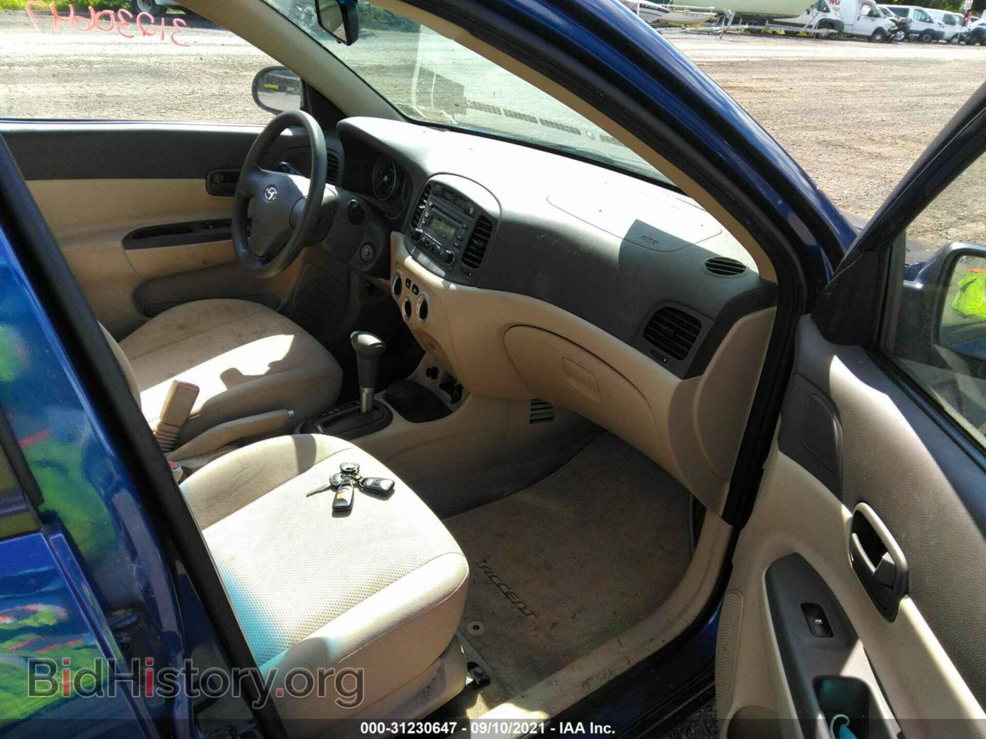 2007 HYUNDAI ACCENT - VIN: KMHCN46C67U122514 - Фото 5