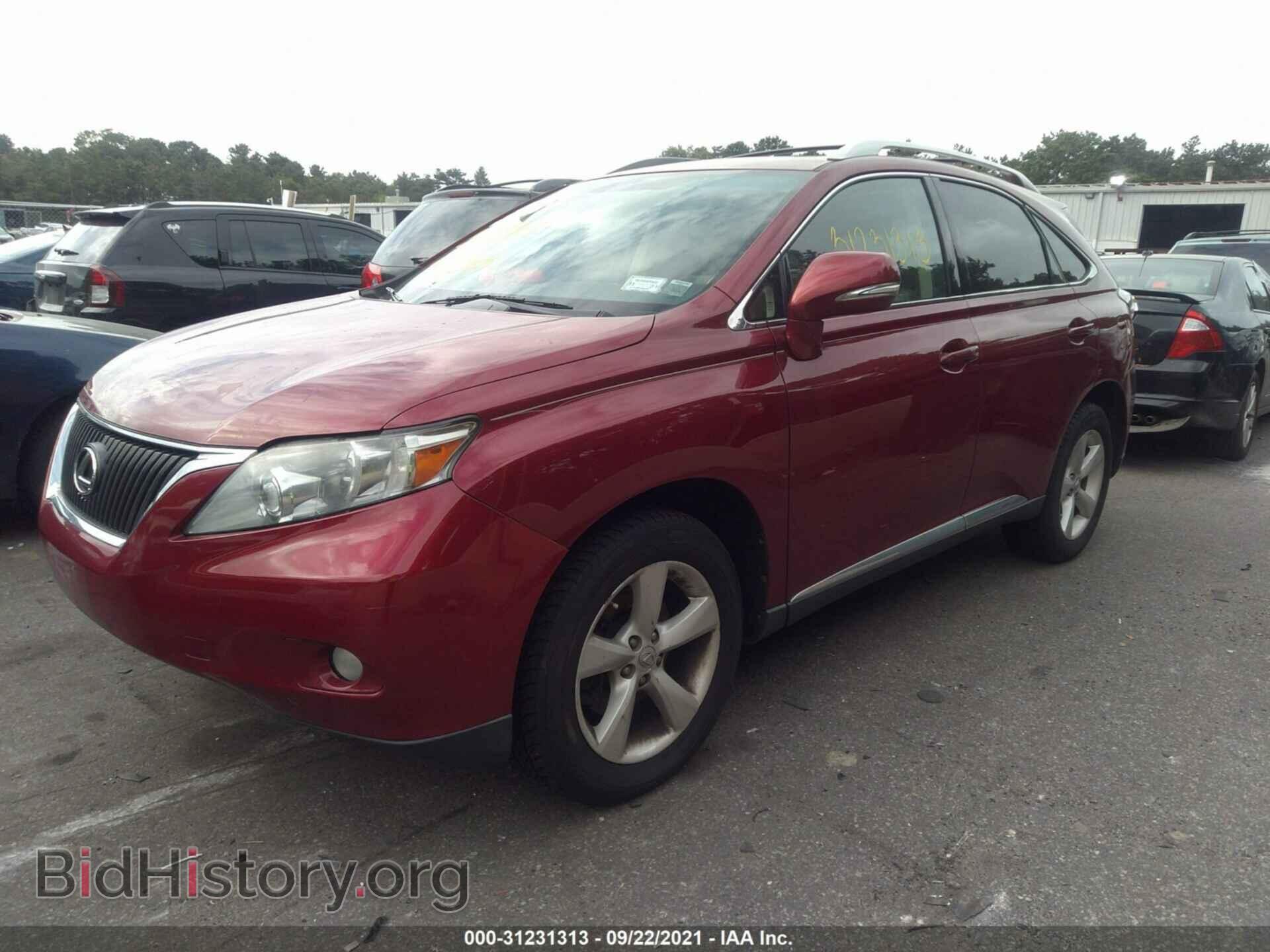 2010 LEXUS RX 350 - VIN: 2T2BK1BA5AC068053 - Фото 2