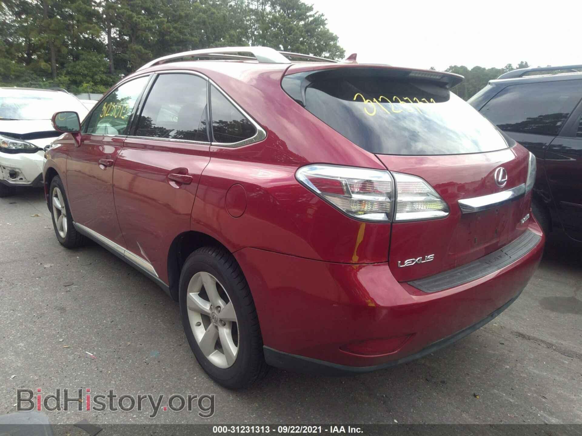 2010 LEXUS RX 350 - VIN: 2T2BK1BA5AC068053 - Фото 3