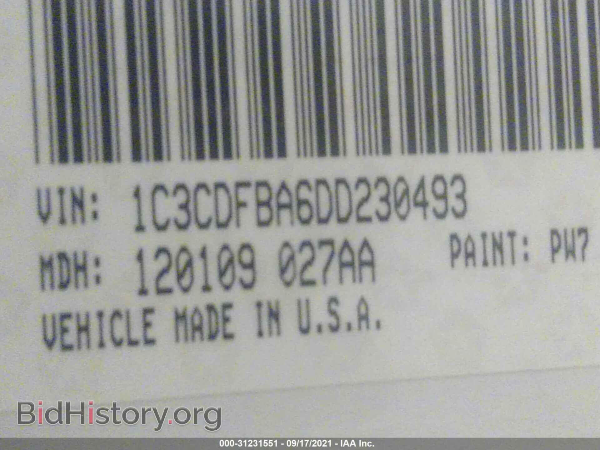 2013 DODGE DART - VIN: 1C3CDFBA6DD230493 - Фото 9