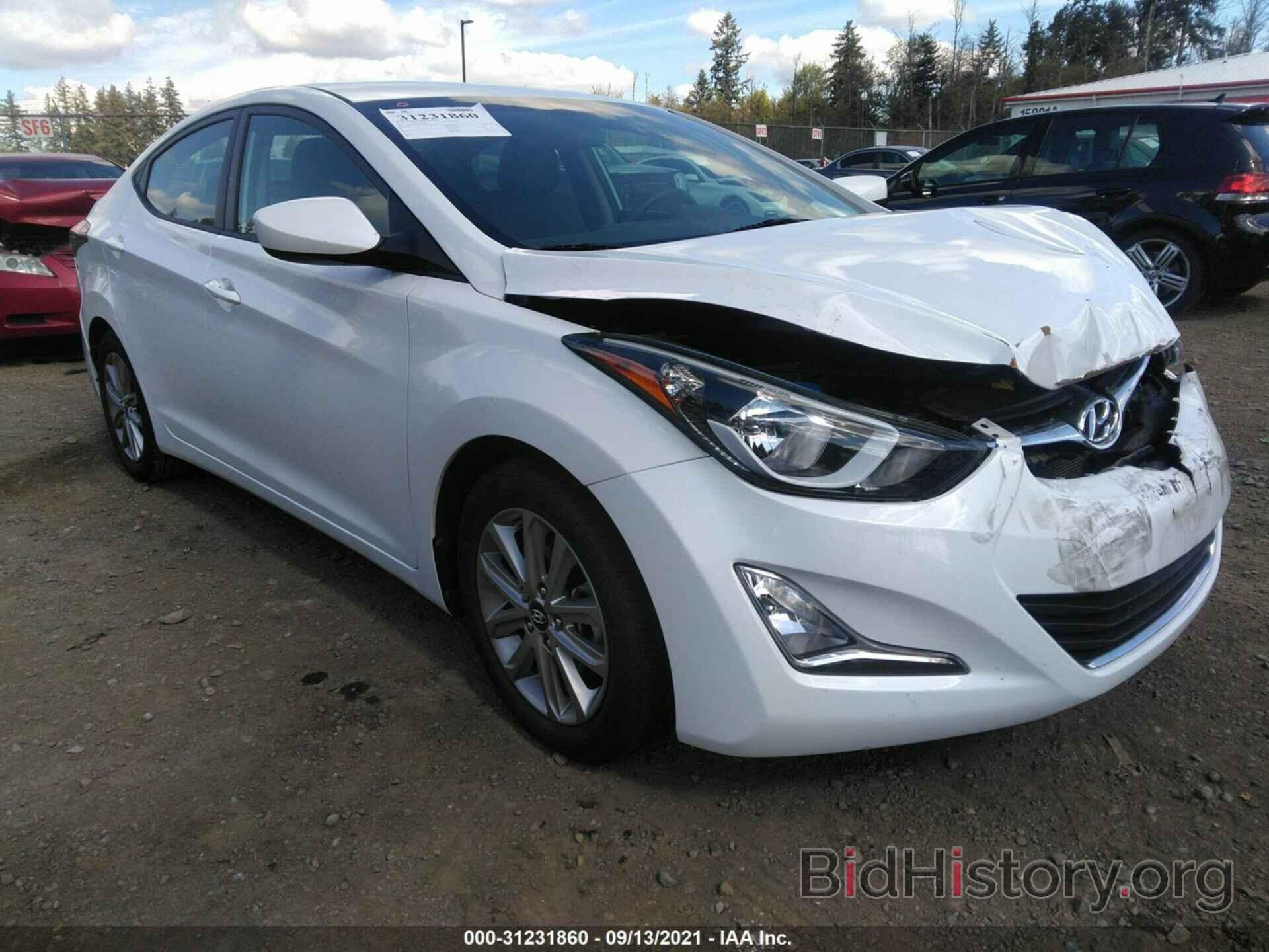 Photo 5NPDH4AE8FH630341 - HYUNDAI ELANTRA 2015