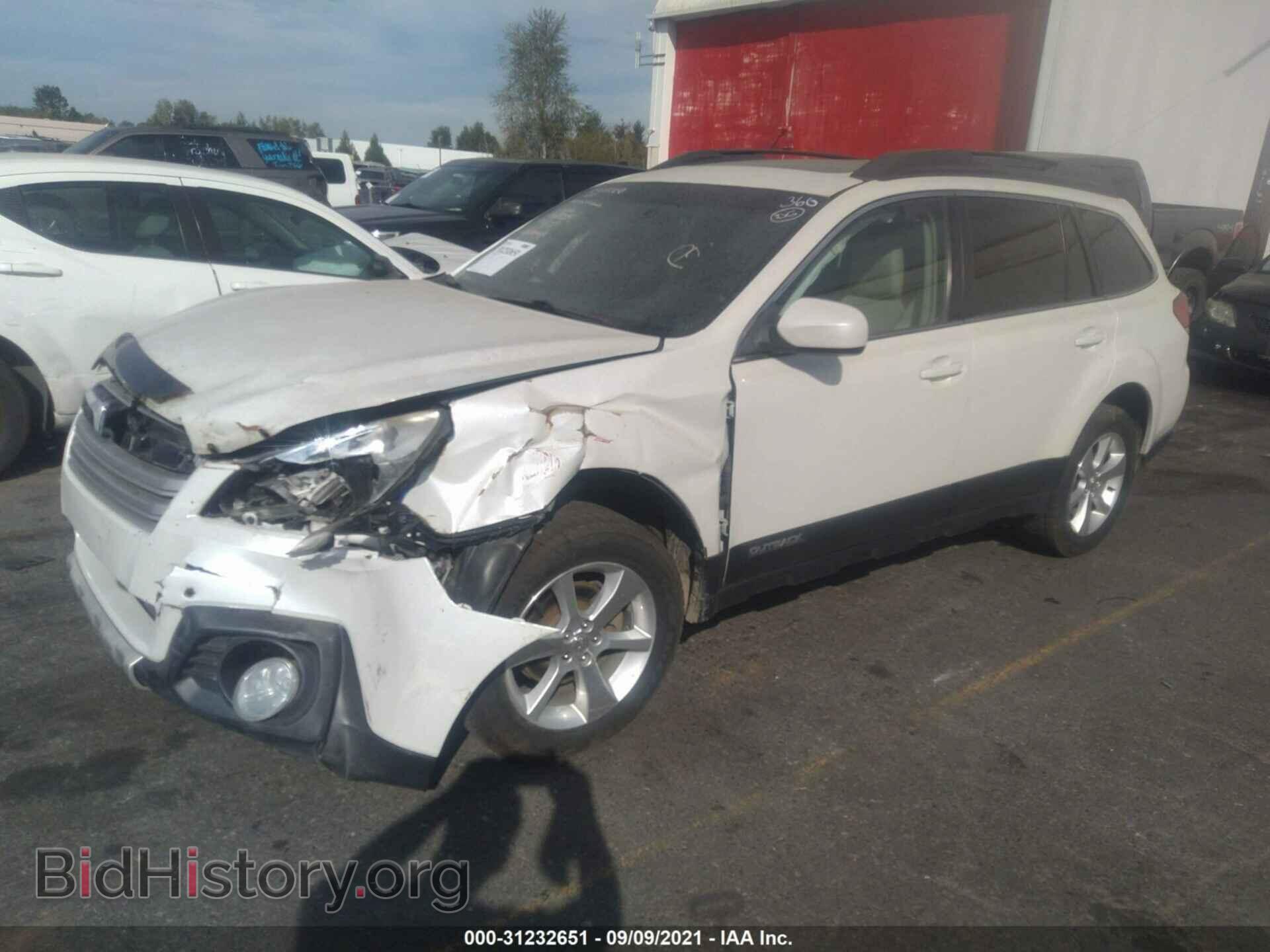 2014 SUBARU OUTBACK - VIN: 4S4BRBLC7E3238901 - Фото 2