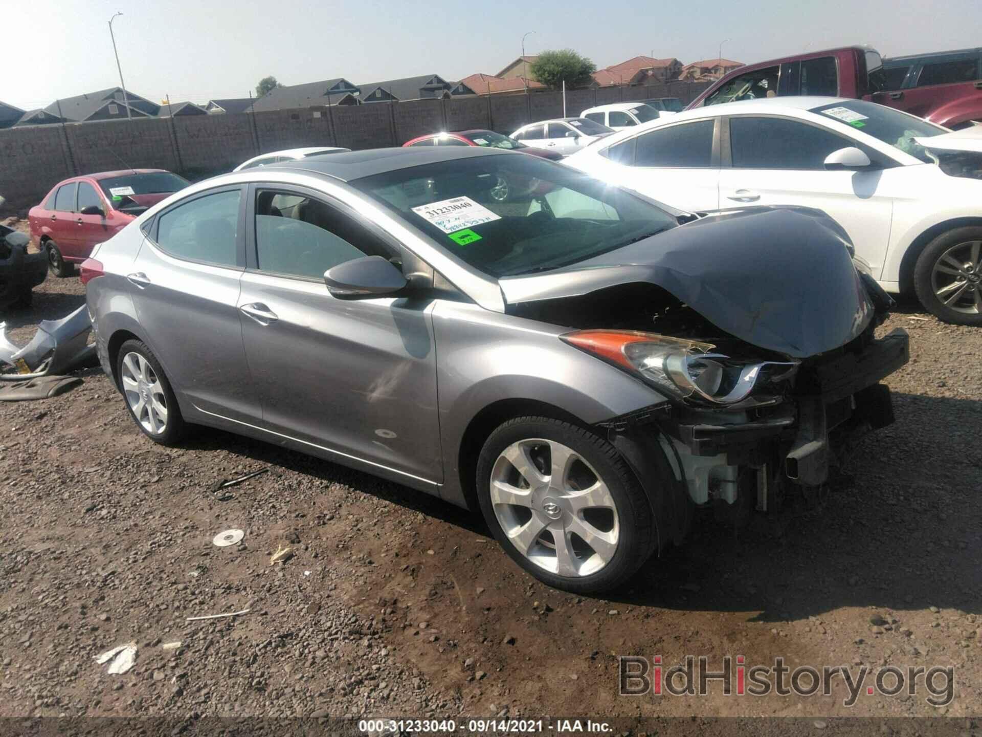 Photo KMHDH4AE5CU290059 - HYUNDAI ELANTRA 2012