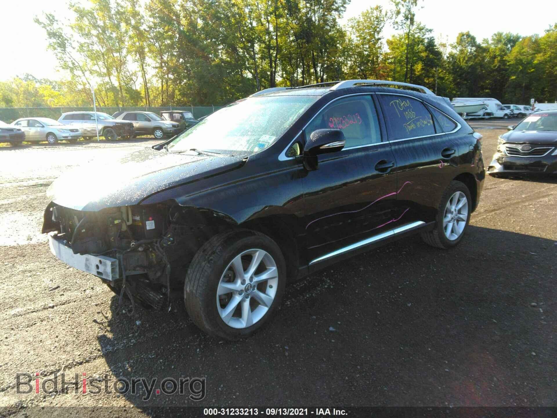 2011 LEXUS RX 350 - VIN: 2T2BK1BA5BC098655 - Фото 2