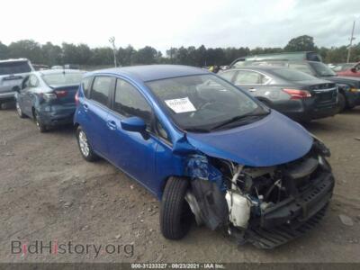 2015 Nissan VERSA NOTE SV, синий — VIN 3N1CE2CPXFL429700, IAAI