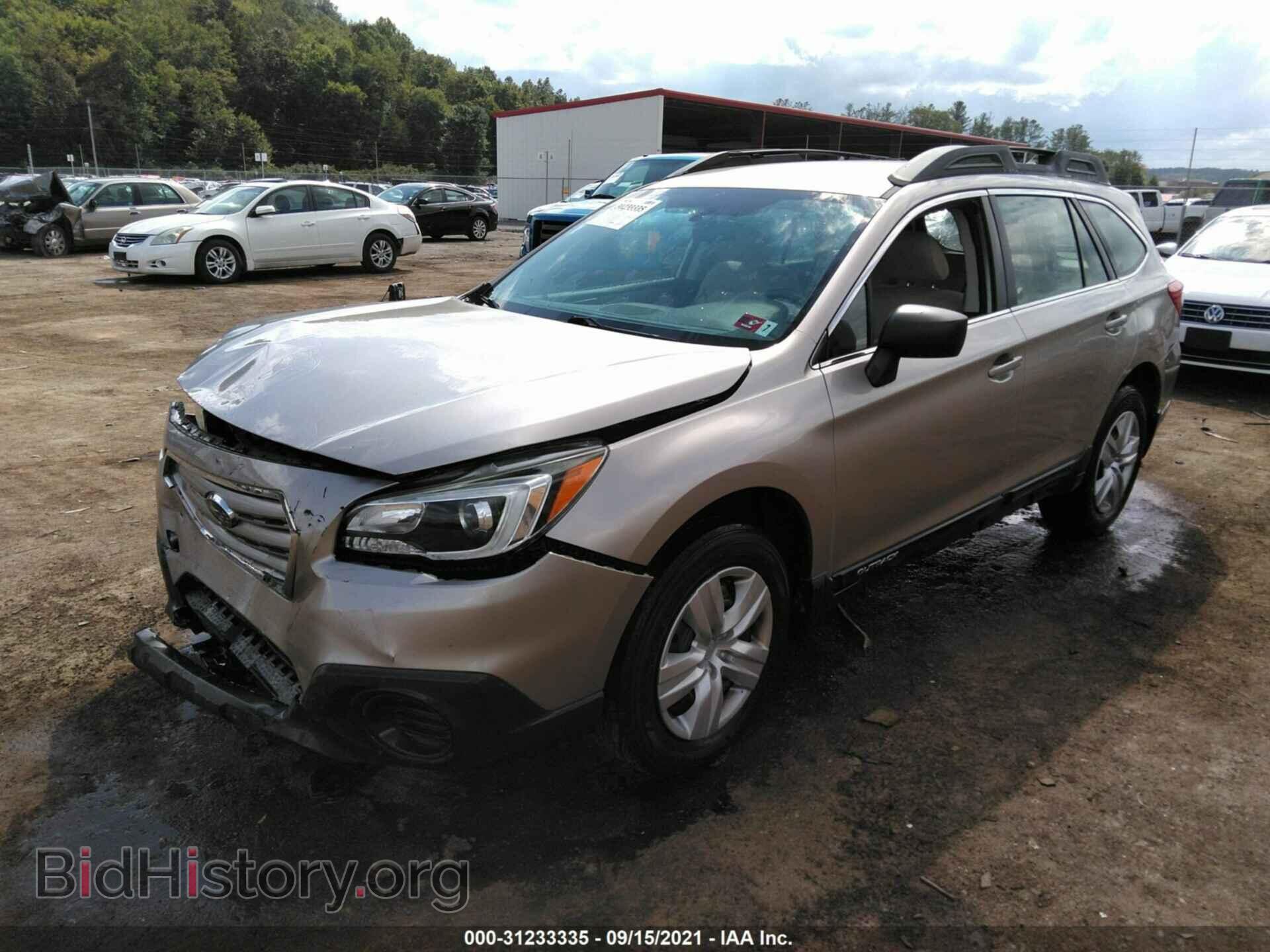 2015 SUBARU OUTBACK - VIN: 4S4BSAAC9F3250096 - Фото 2