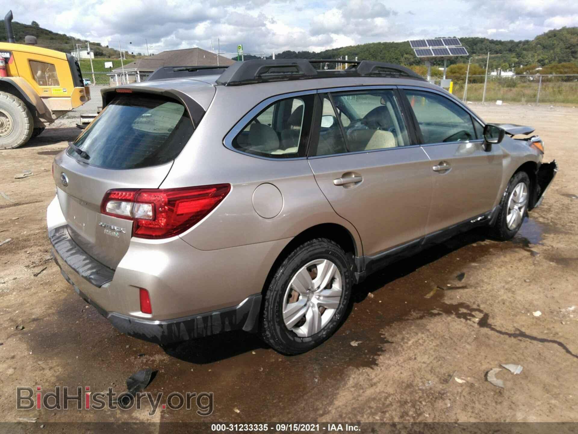 2015 SUBARU OUTBACK - VIN: 4S4BSAAC9F3250096 - Фото 4