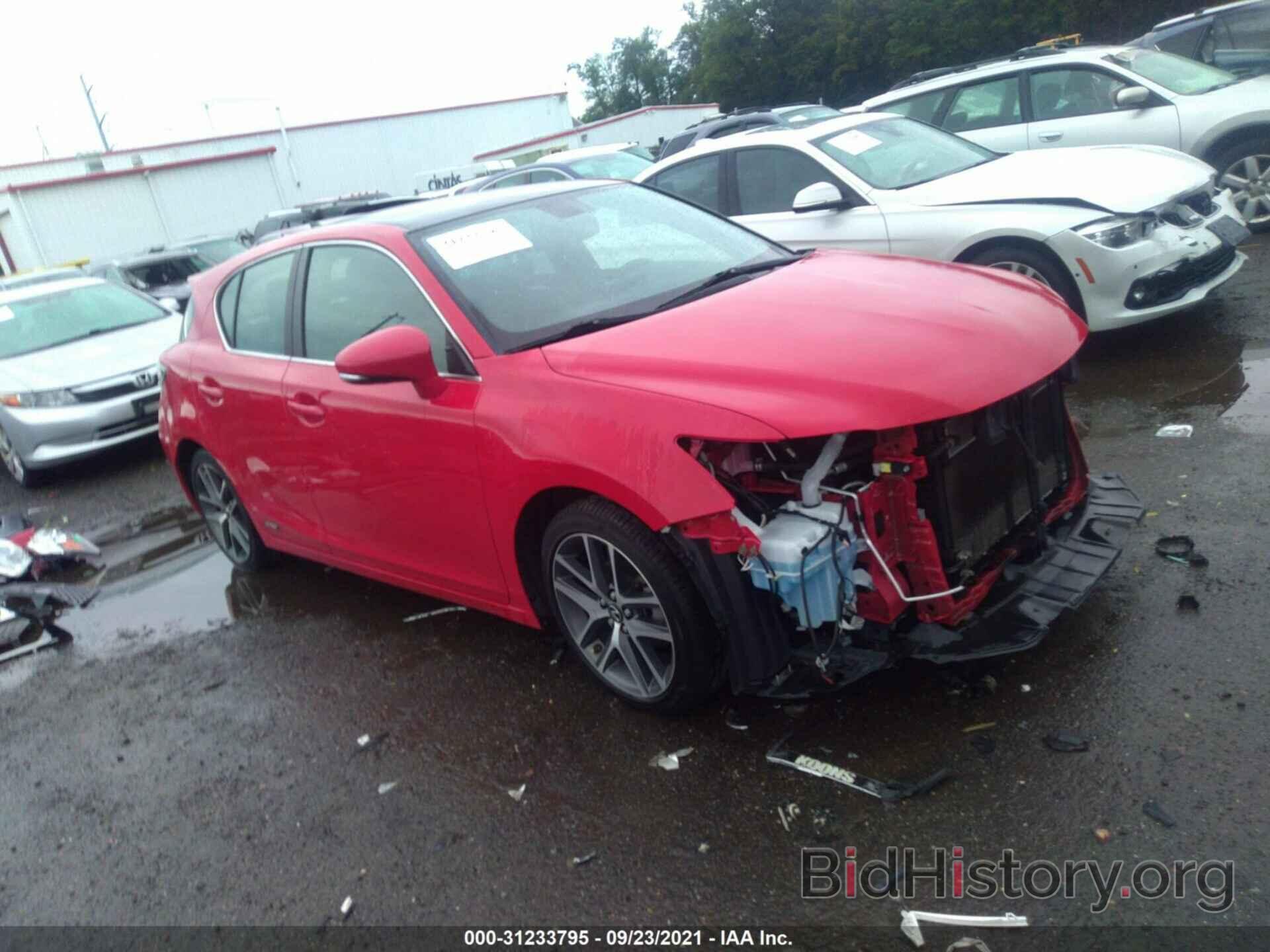 Photo JTHKD5BH9E2182143 - LEXUS CT 200H 2014