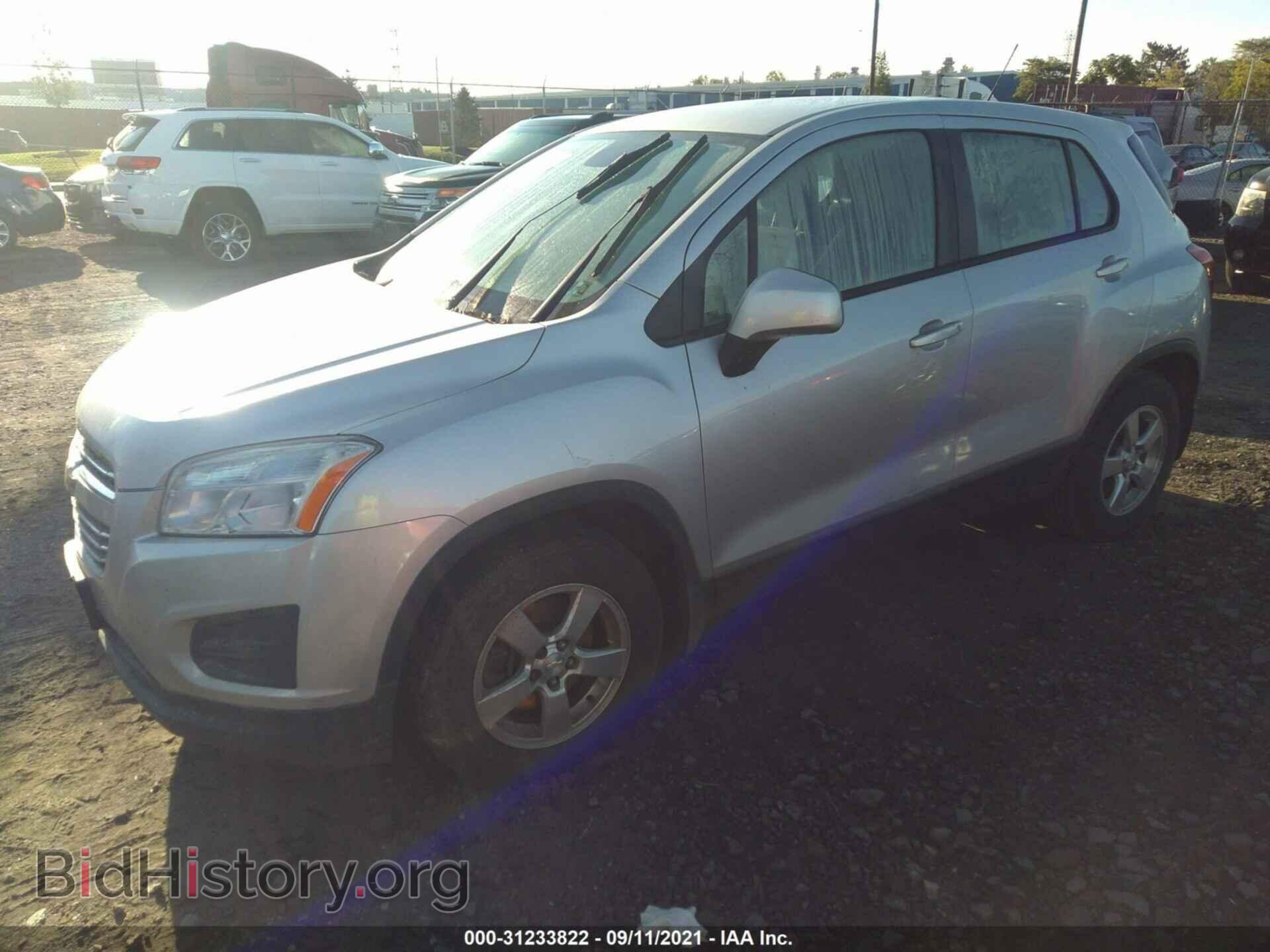 2015 CHEVROLET TRAX - VIN: KL7CJPSB3FB093317 - Фото 2