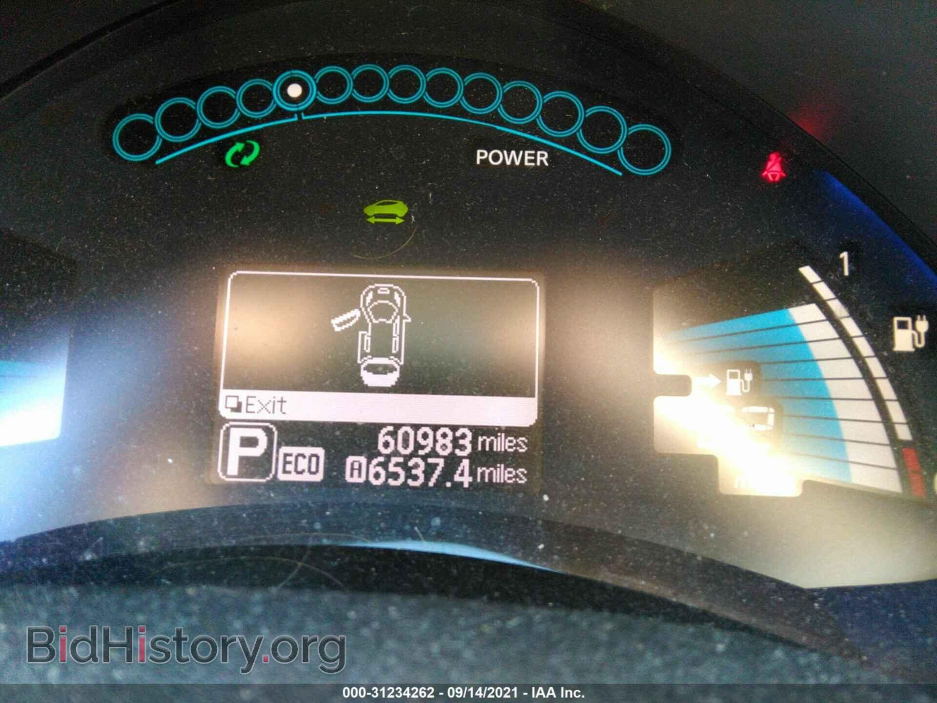 2015 NISSAN LEAF - VIN: 1N4AZ0CP0FC303151 - Фото 7