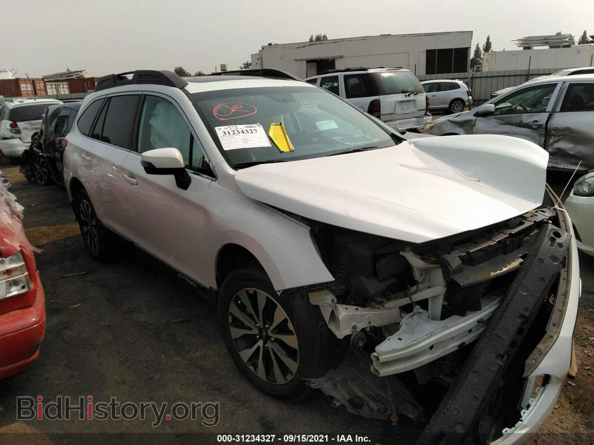 Фотография 4S4BSANC9G3259568 - SUBARU OUTBACK 2016