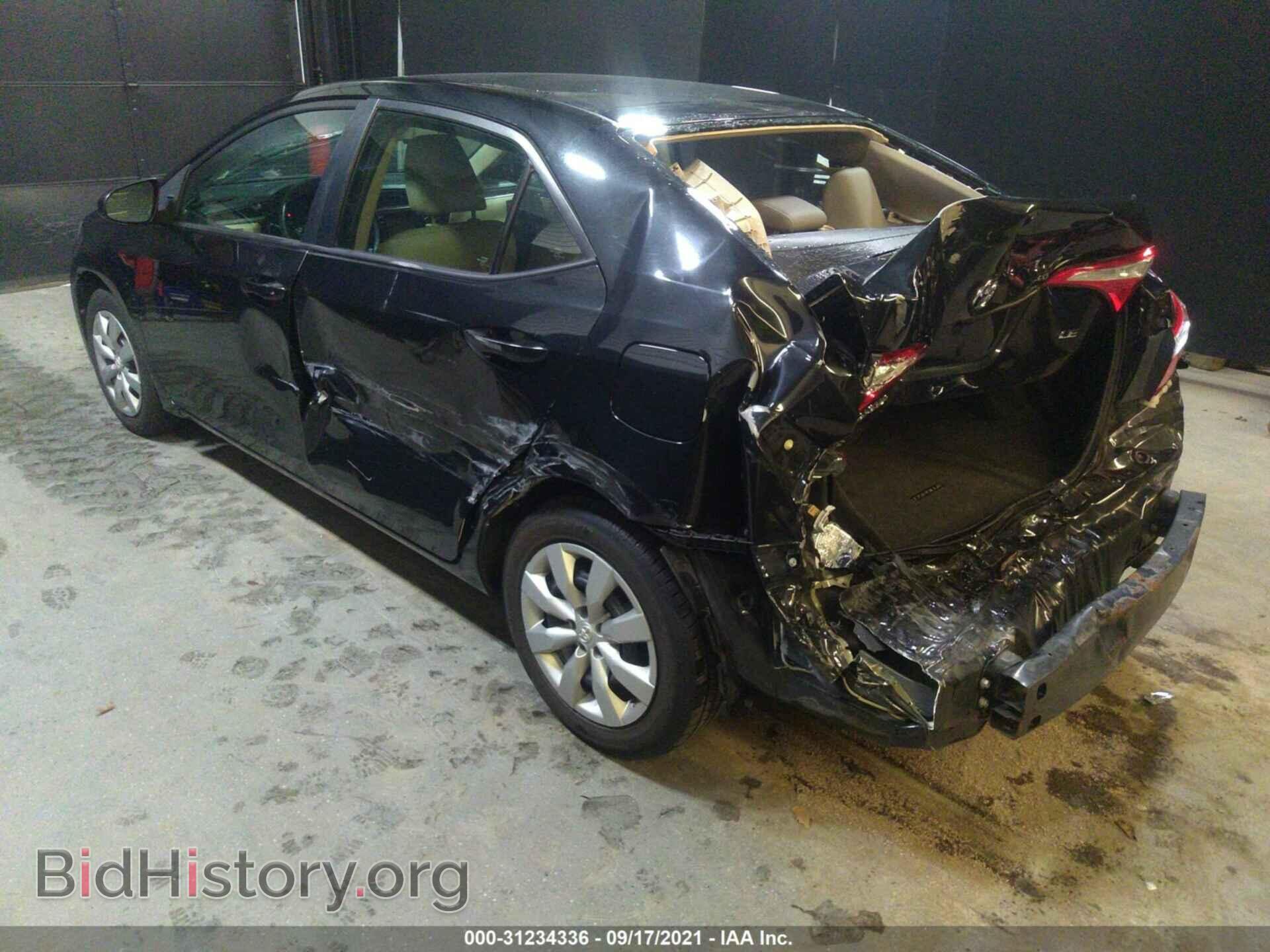 2014 TOYOTA COROLLA - VIN: 2T1BURHE6EC128869 - Фото 3