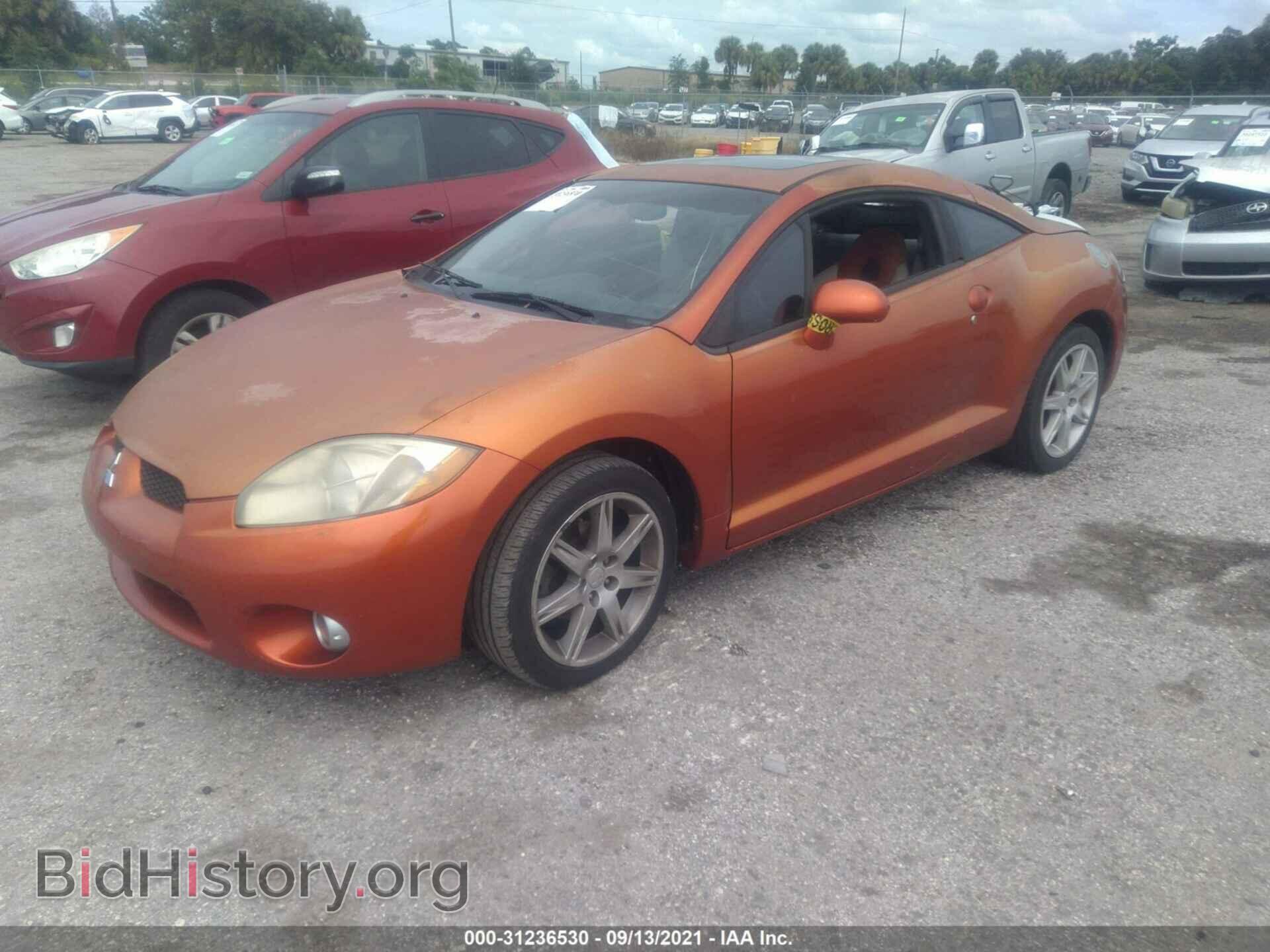 2006 MITSUBISHI ECLIPSE - VIN: 4A3AK34T96E025573 - Фото 2