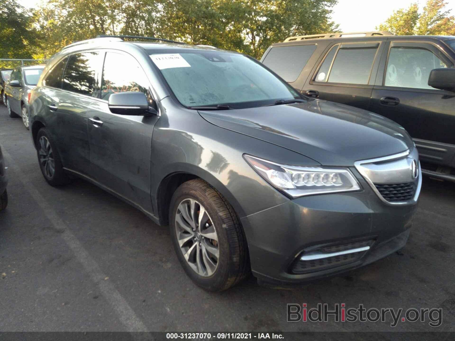 Photo 5FRYD4H41GB041124 - ACURA MDX 2016