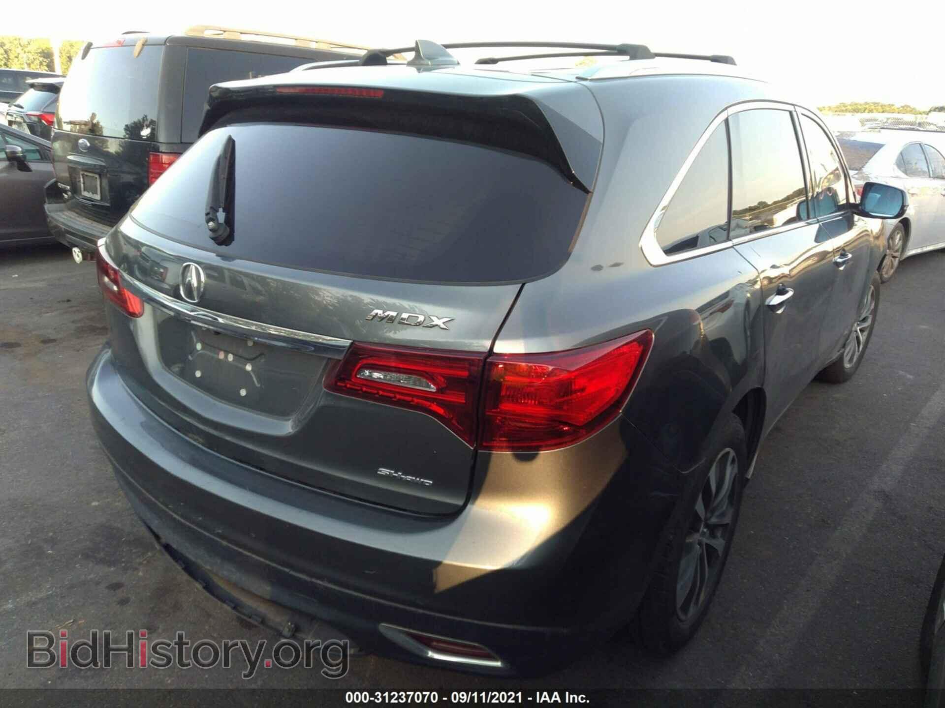 2016 ACURA MDX - VIN: 5FRYD4H41GB041124 - Фото 4