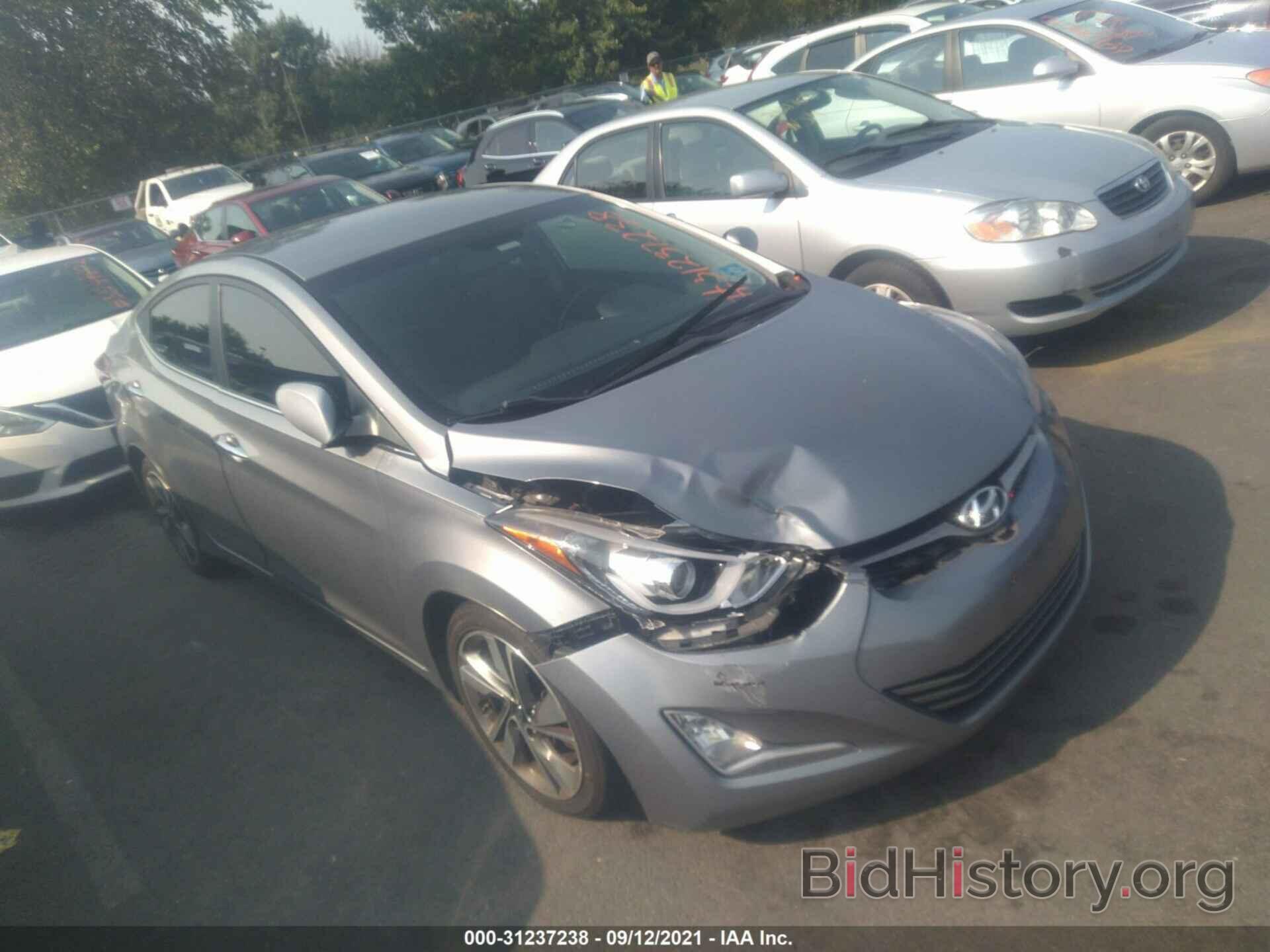 Photo KMHDH4AEXFU390551 - HYUNDAI ELANTRA 2015