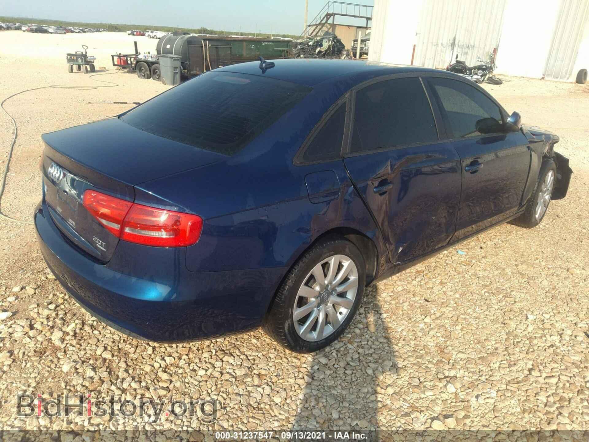 2014 AUDI A4 - VIN: WAUBFAFL1EN002829 - Photo 4