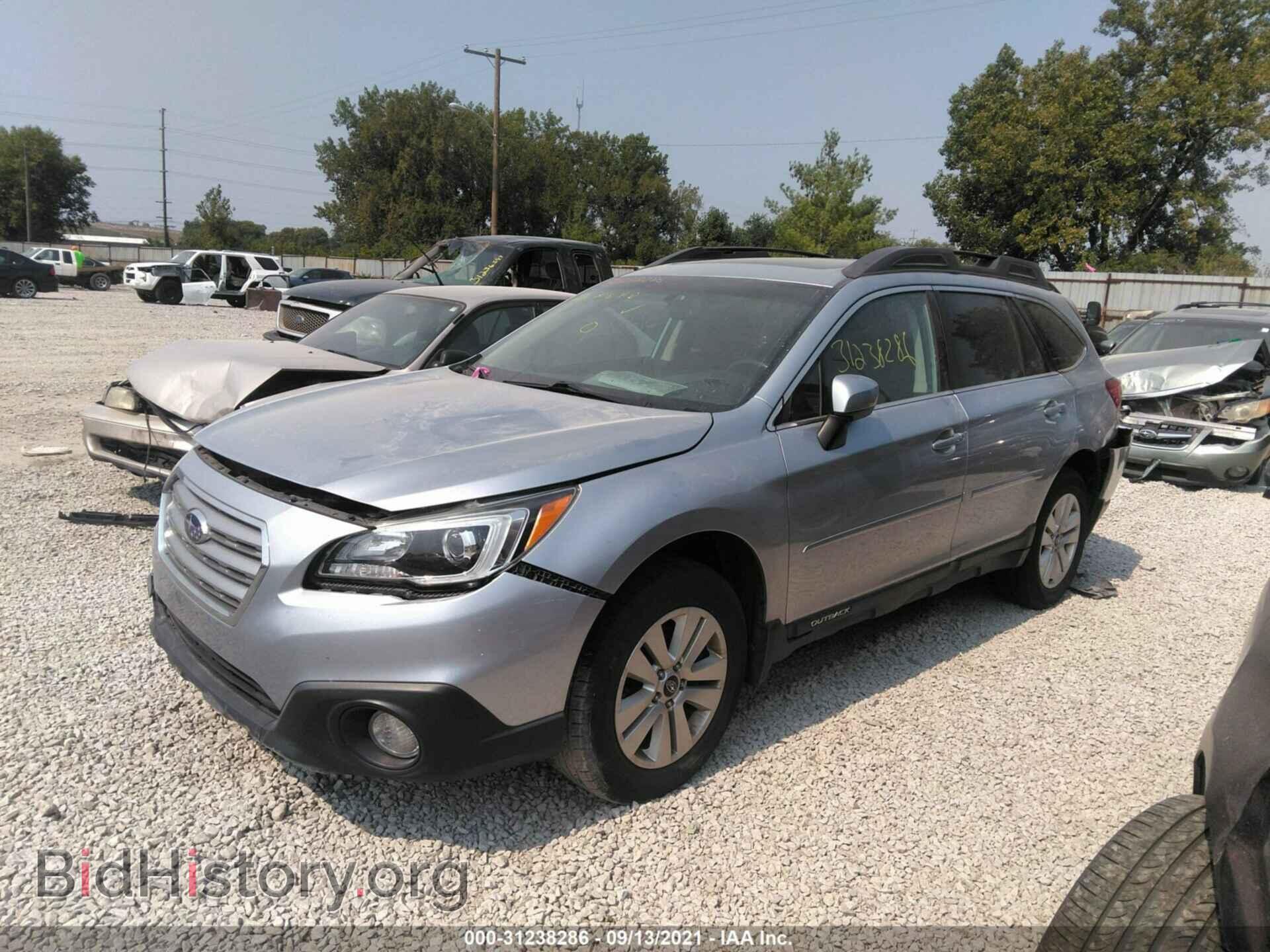2016 SUBARU OUTBACK - VIN: 4S4BSAEC4G3299511 - Фото 2