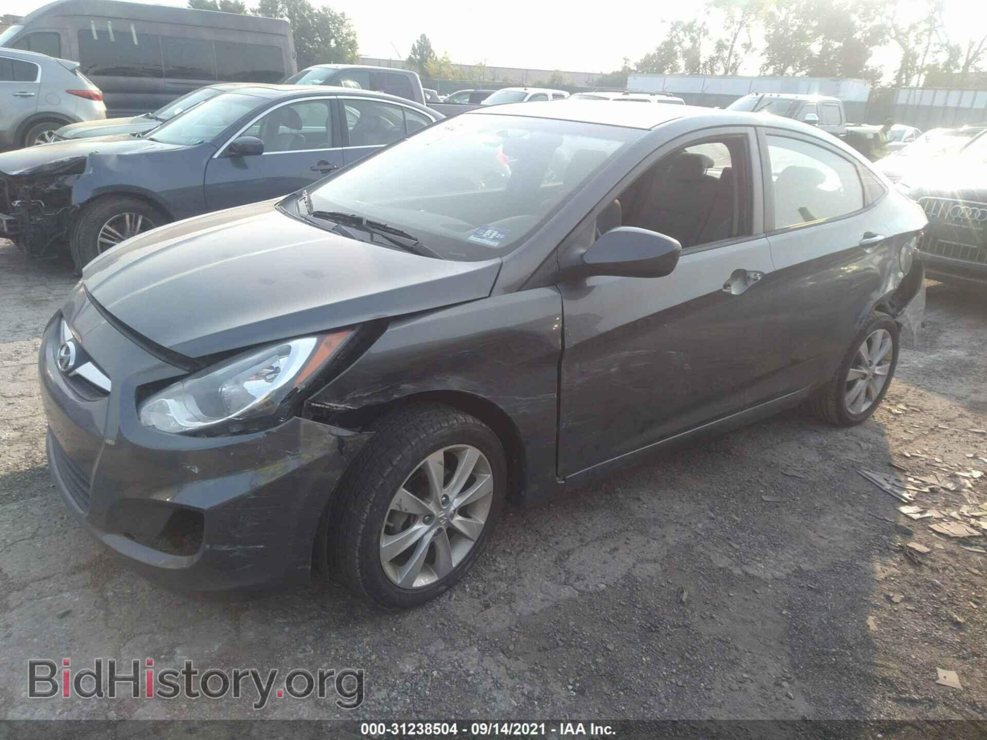 2012 HYUNDAI ACCENT - VIN: KMHCU4AE1CU210652 - Фото 2