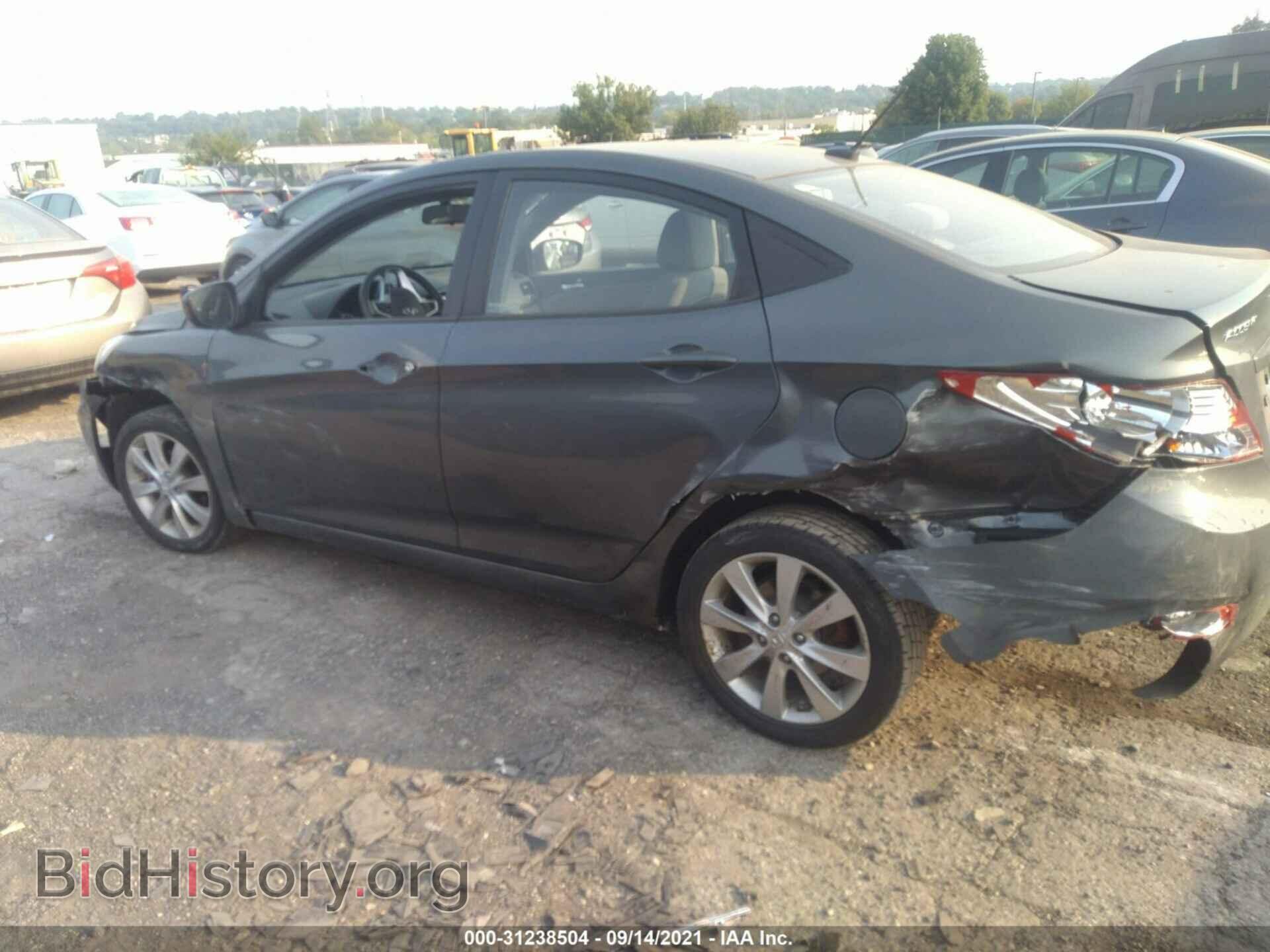 2012 HYUNDAI ACCENT - VIN: KMHCU4AE1CU210652 - Фото 6